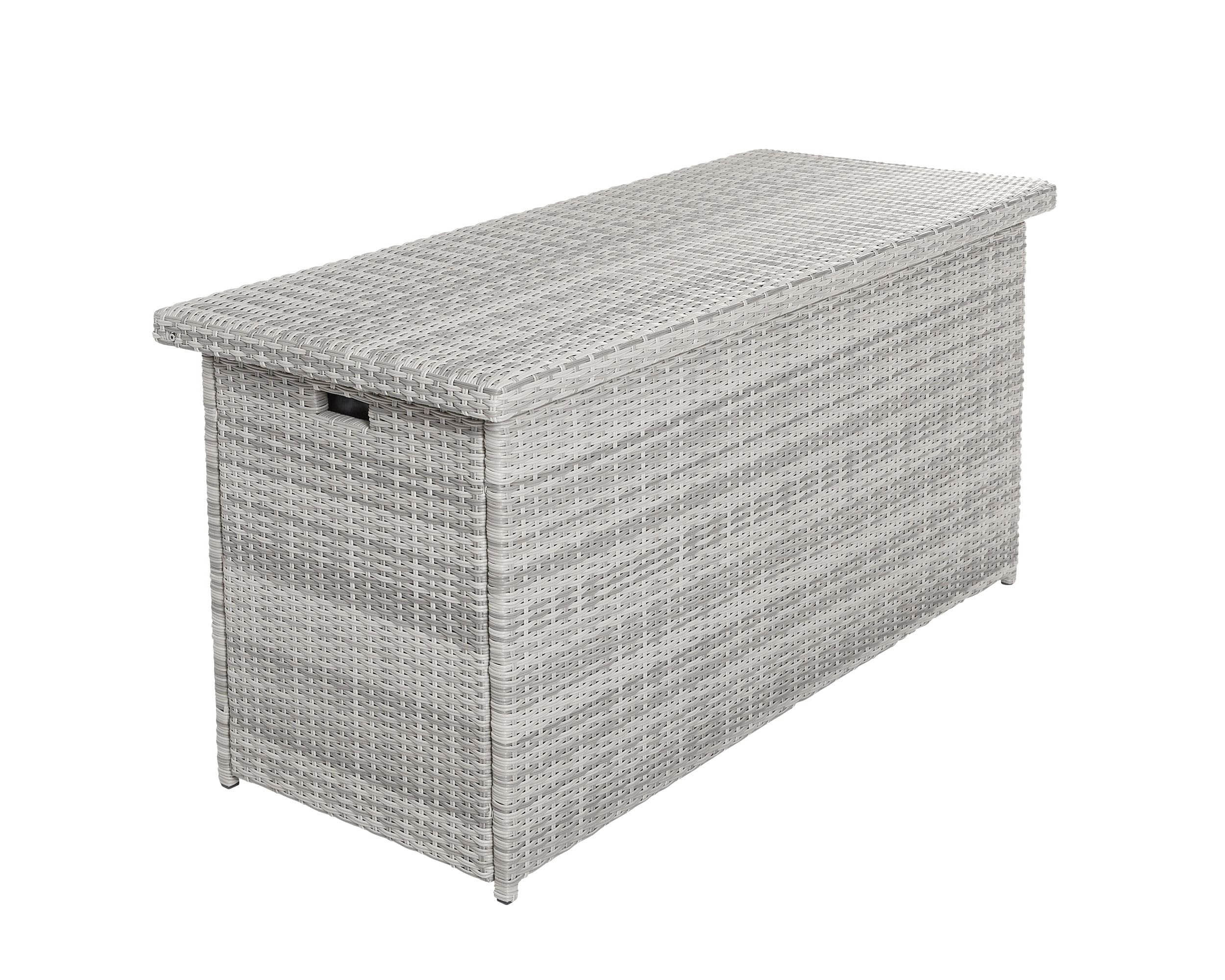 Truhe "Parma" white grey, inkl. Polybag