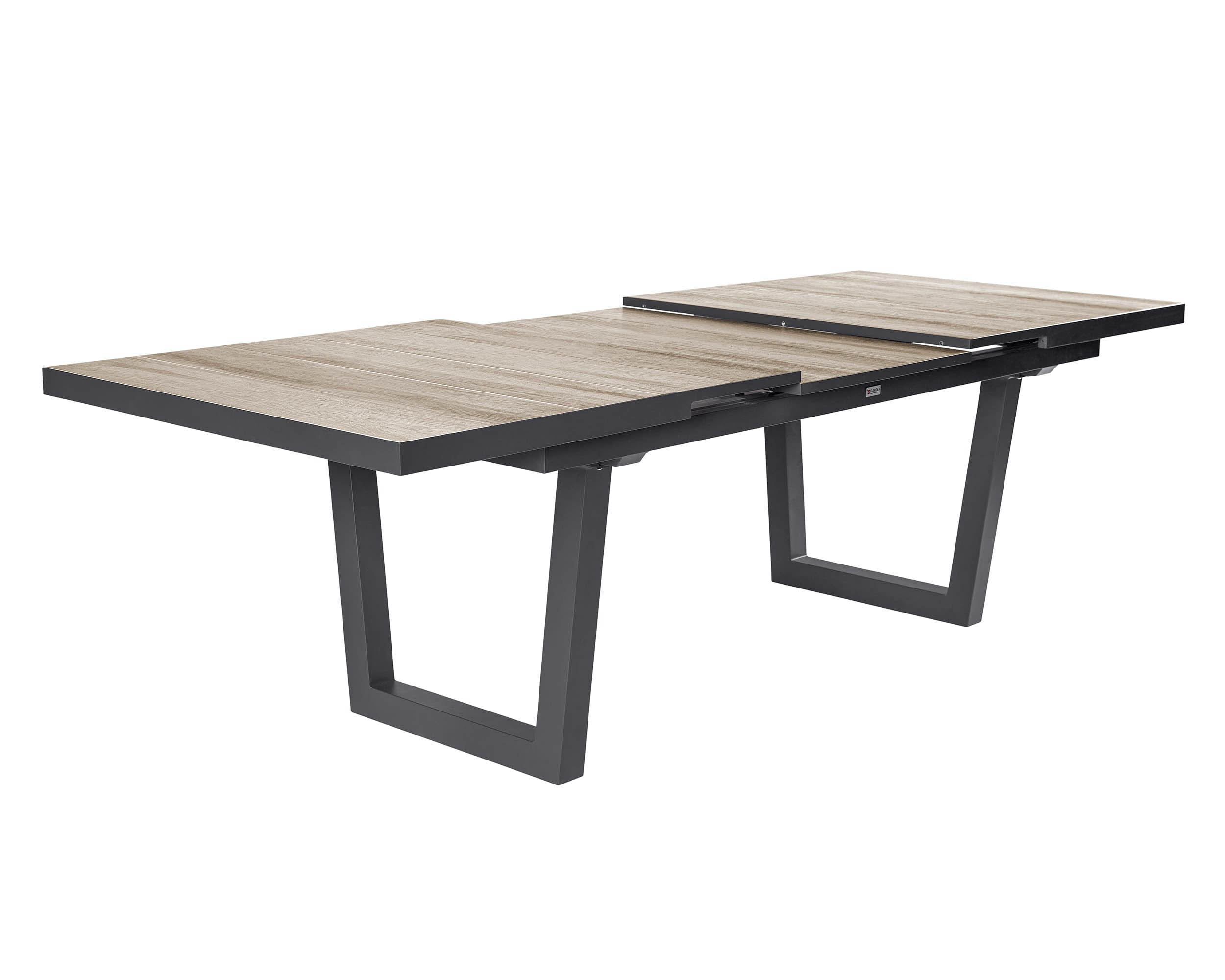 Ausziehtisch "Komido"  V- Fuß Braun