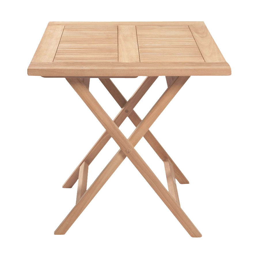 Bistrotisch Riva Teak 4-eckig geschraubt, klappbar