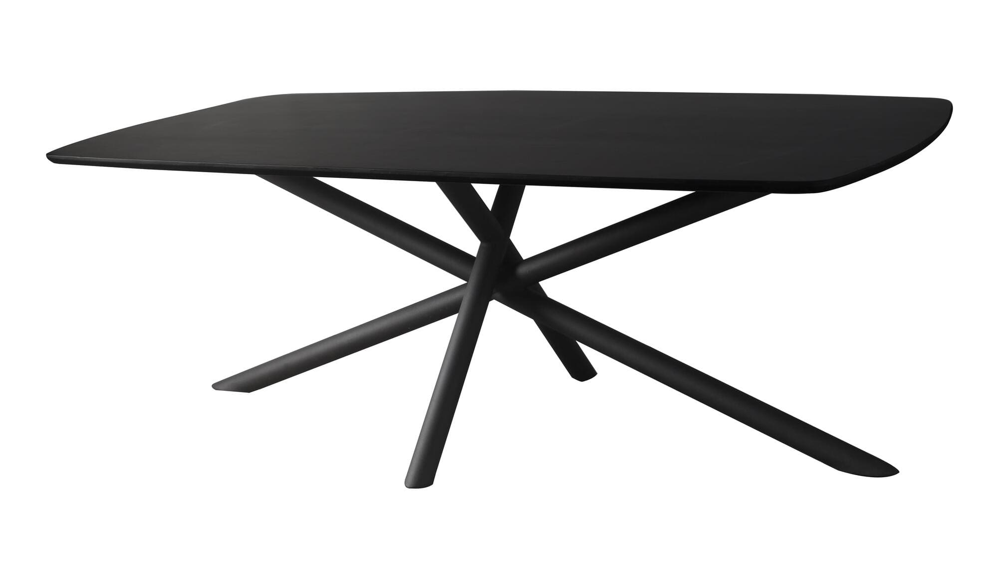 Esstisch Lunox schwarz 220x100x77cm