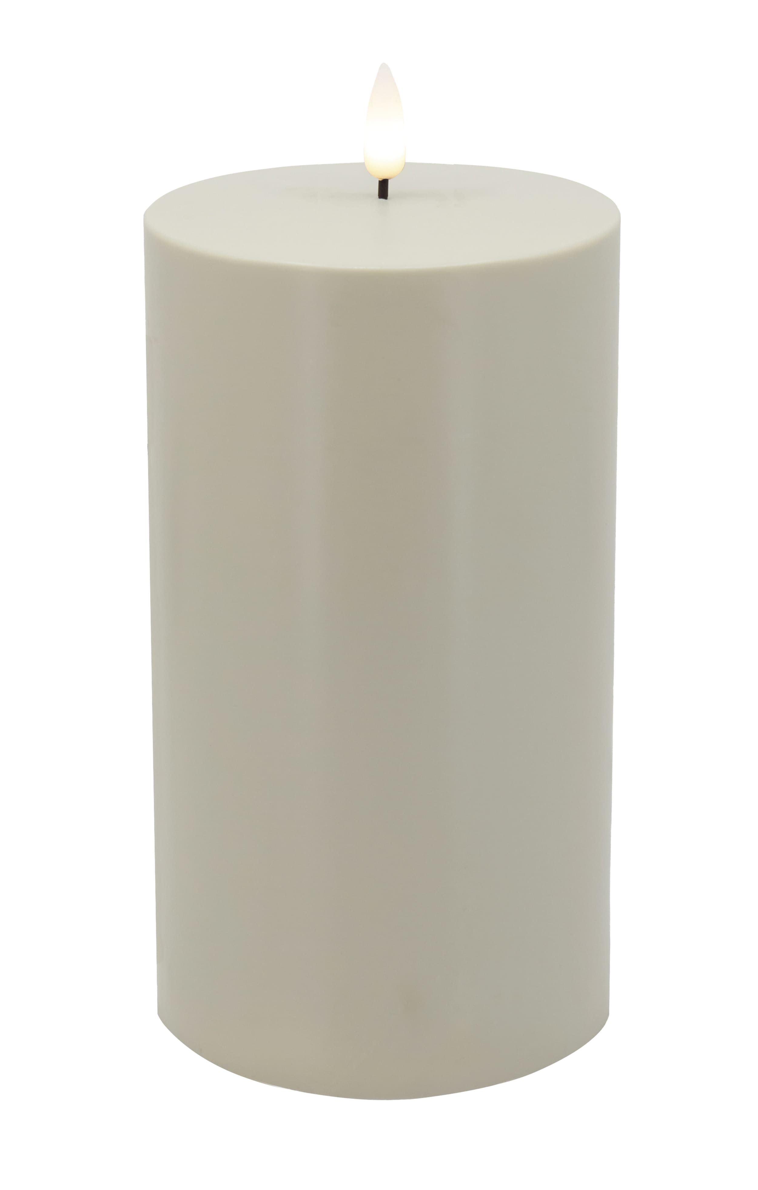 Solar Stumpenkerze Garden sand 10x20