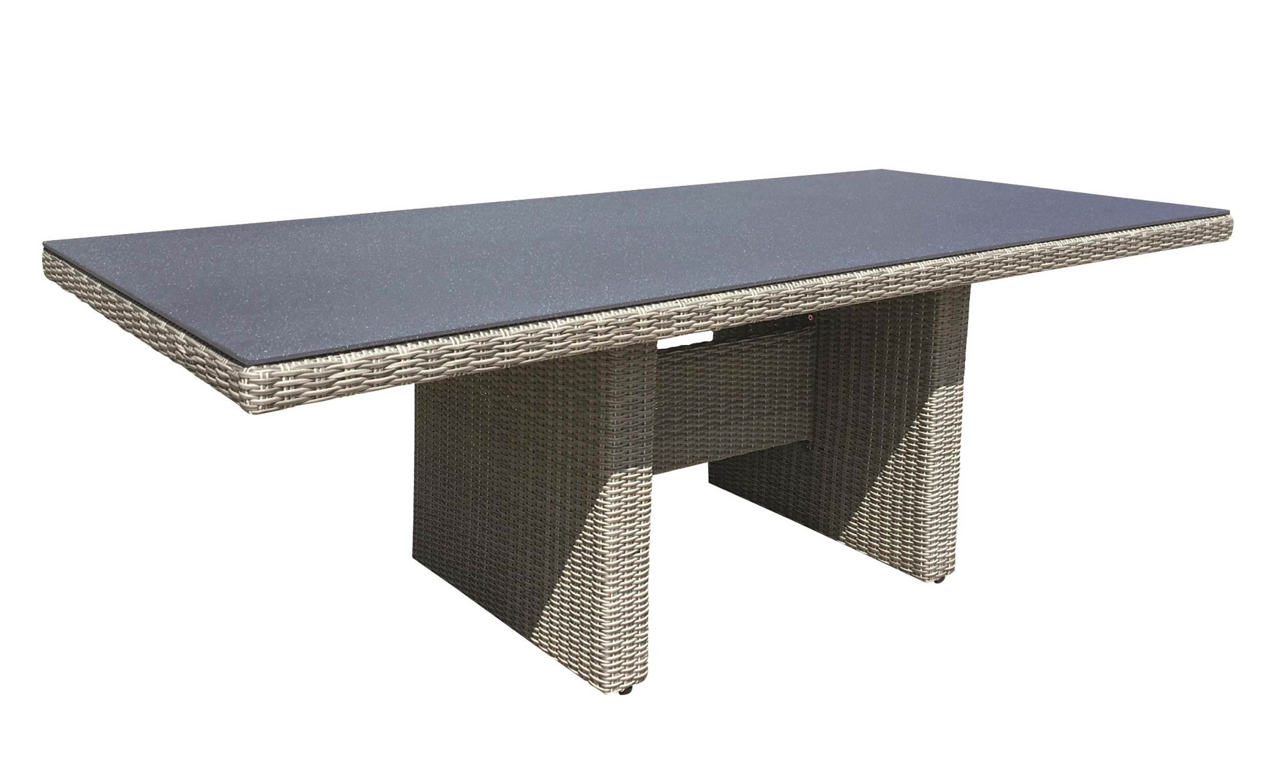 Tisch "Bilbao", d.grau, 220, Spraystone anthrazit