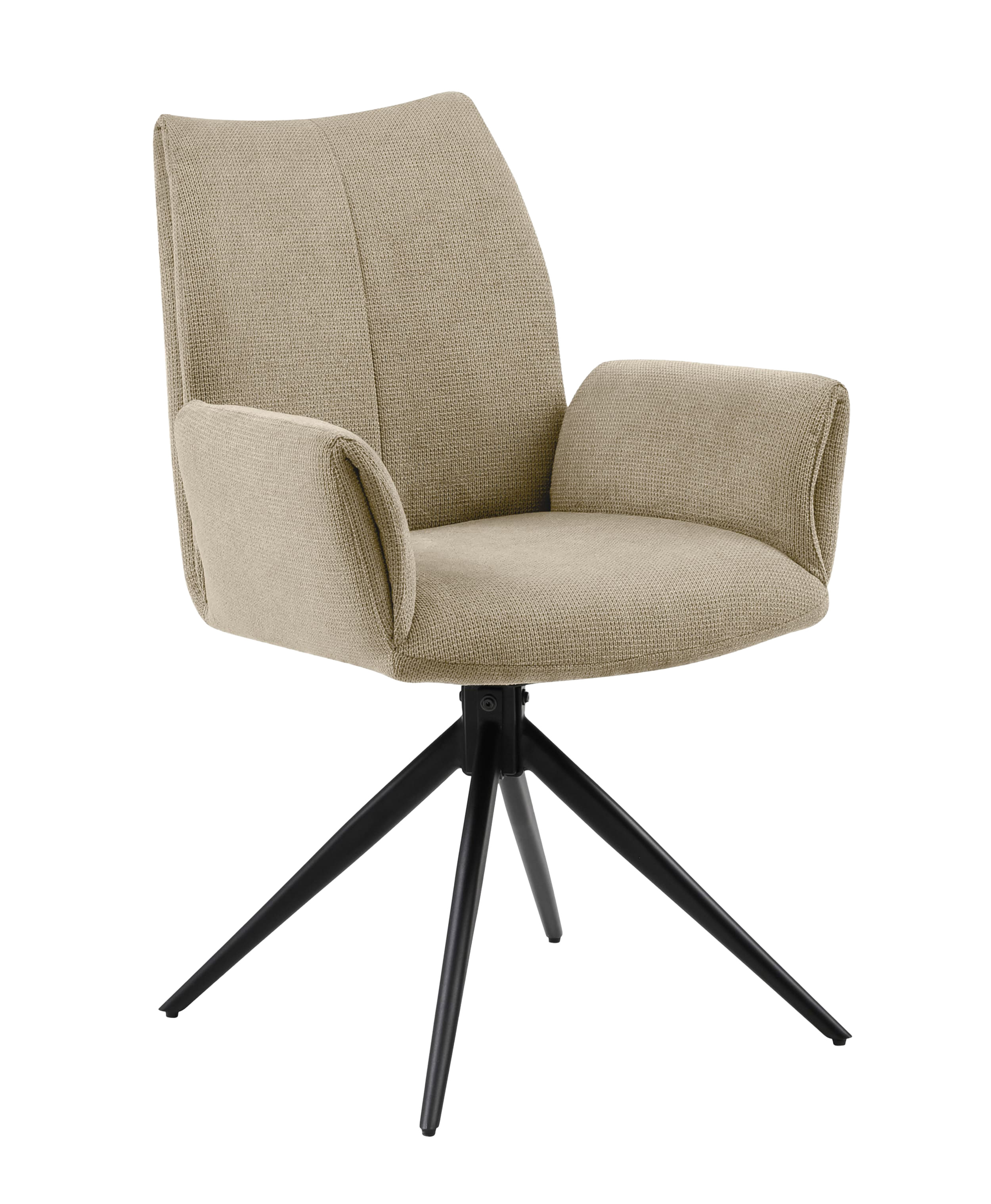 Drehstuhl Monti Bezug Webstoff creme