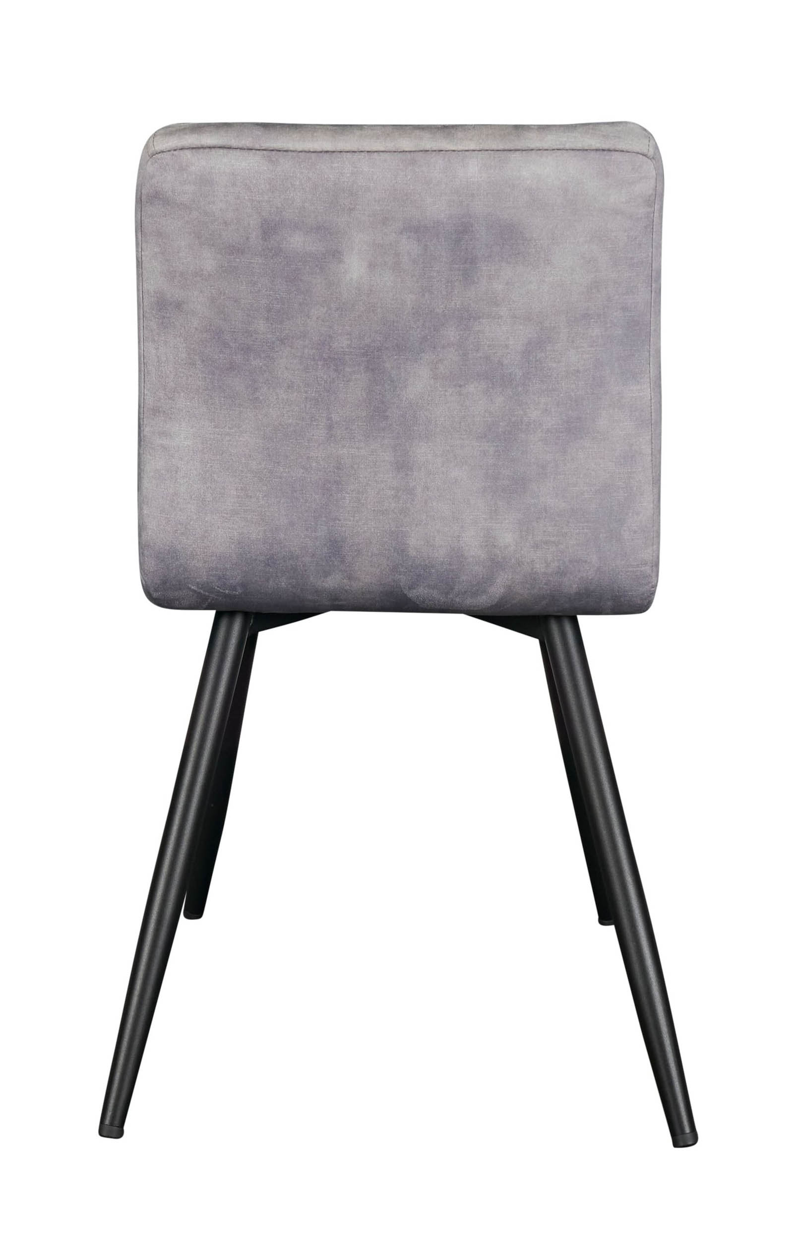 Stuhl Barnet Karodesign Samt hellgrau