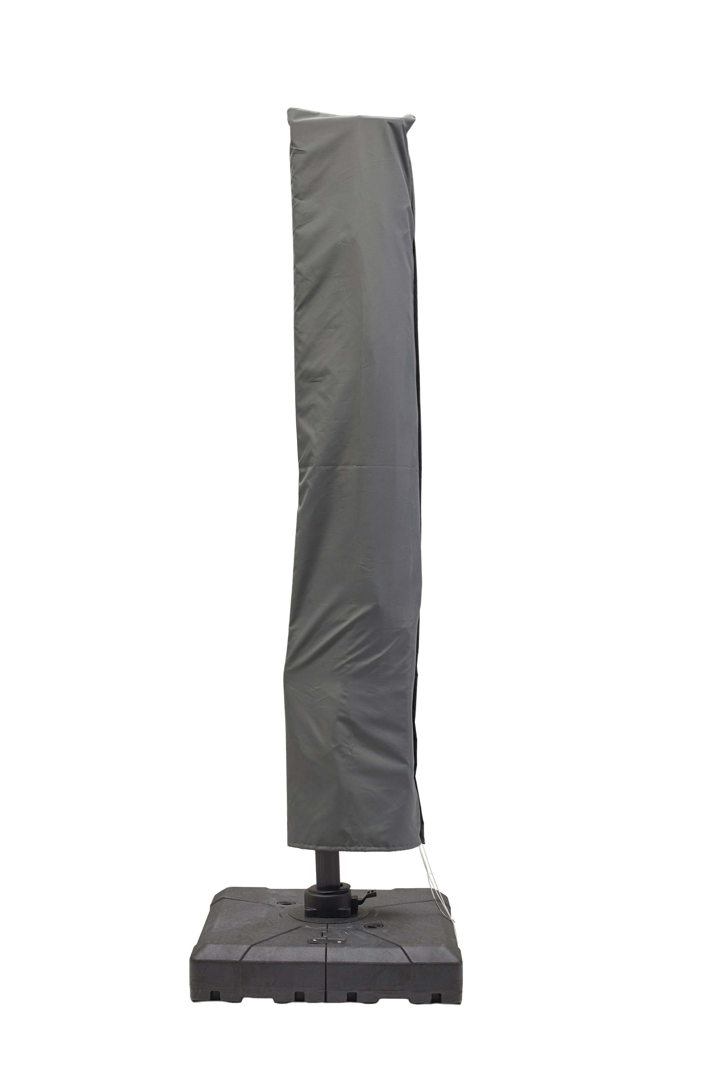 Ampelschirm "Salerno", 300cm grey solar