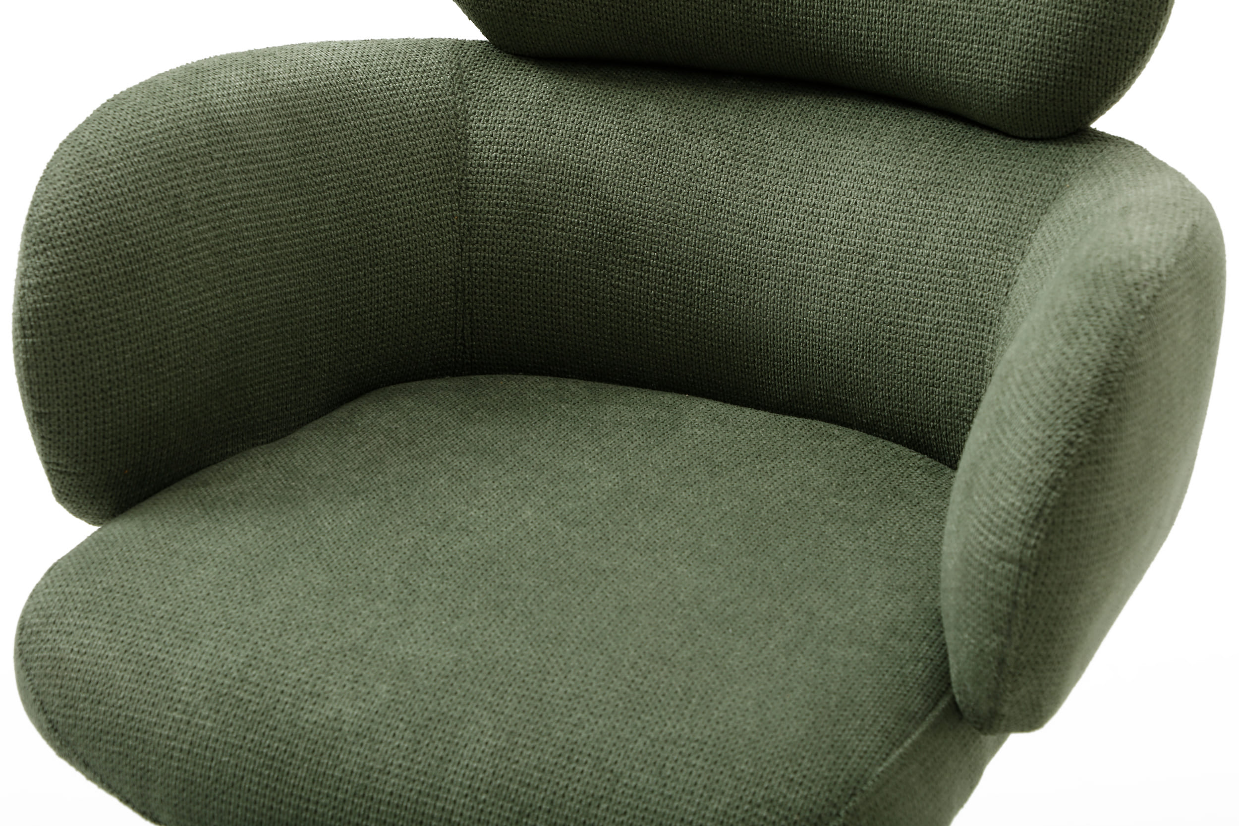 Drehstuhl Soma Webstoff grün 62x65x88cm