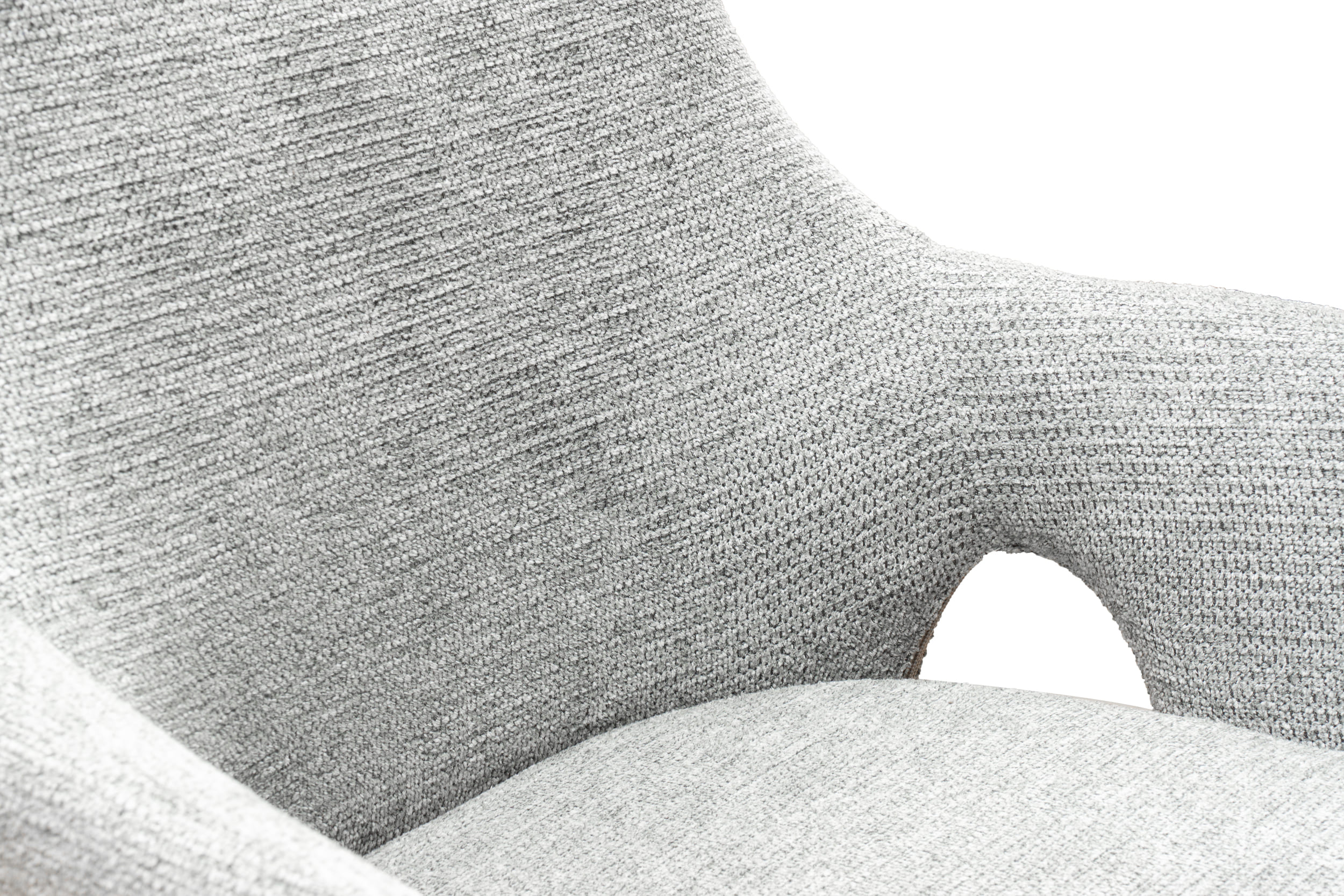 Drehstuhl Livrono Webstoff grau 62x60x85cm