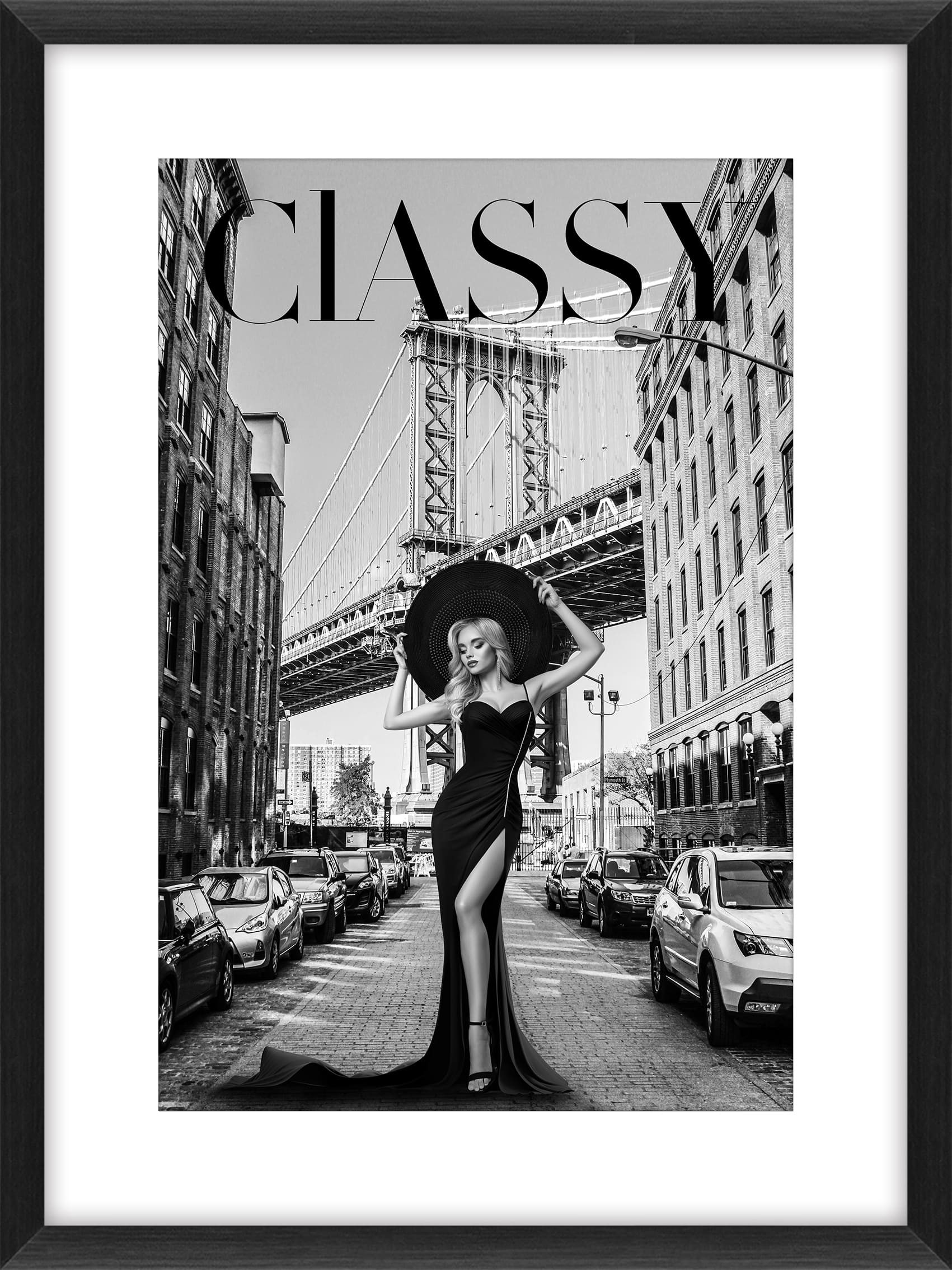 Bild Frame Lady in New York 60x80cm