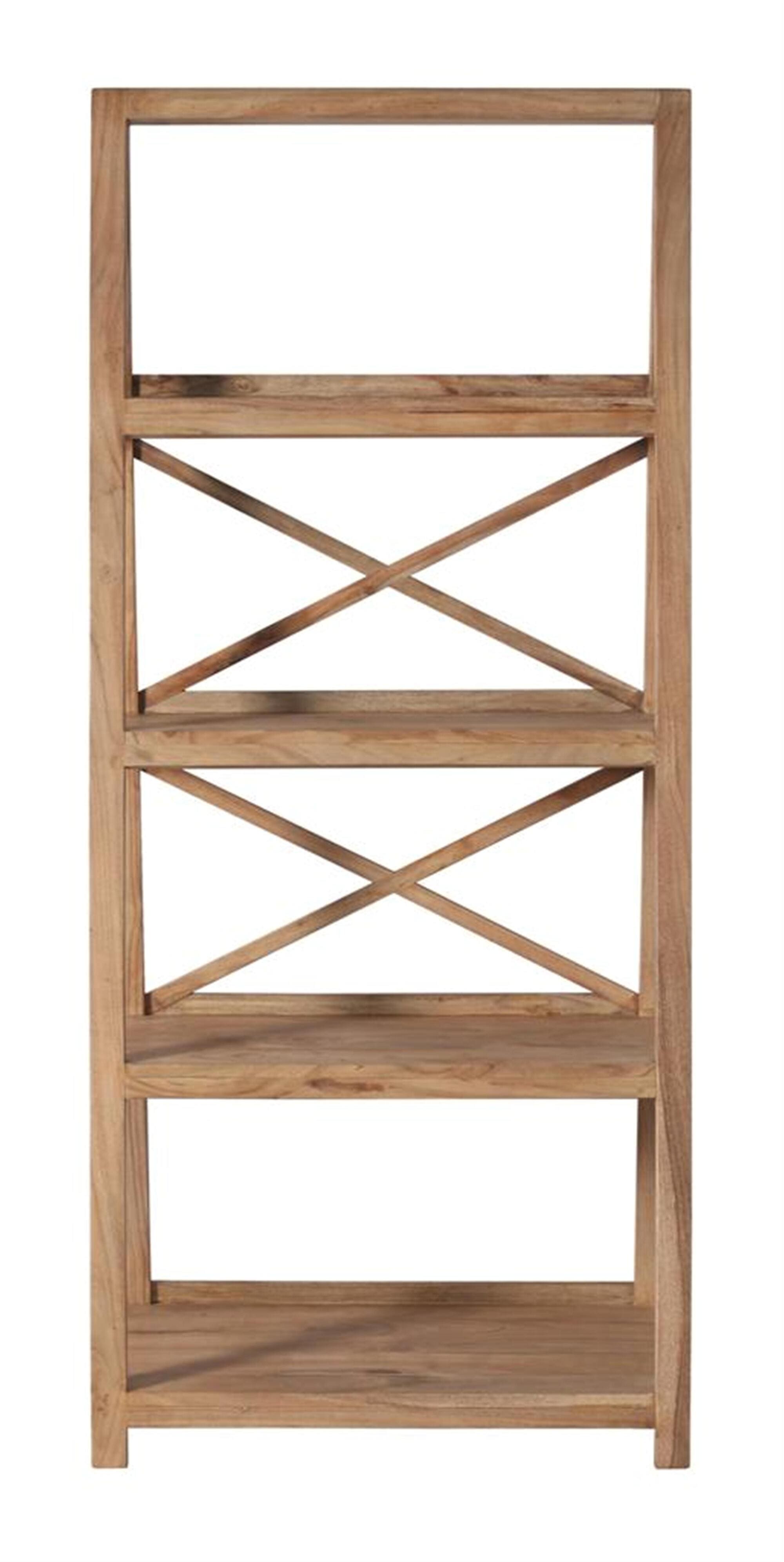 Leiterregal Stella stone 76x45x175cm