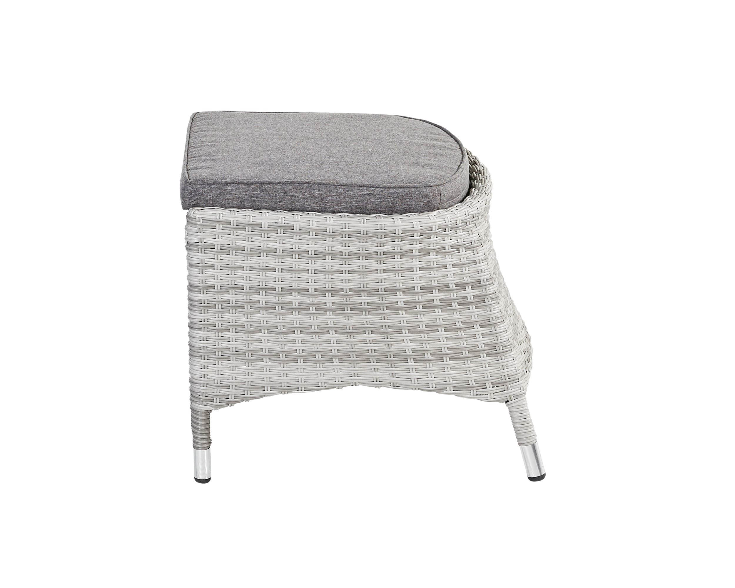 Dining Hocker "Parma" white grey, inkl. SK