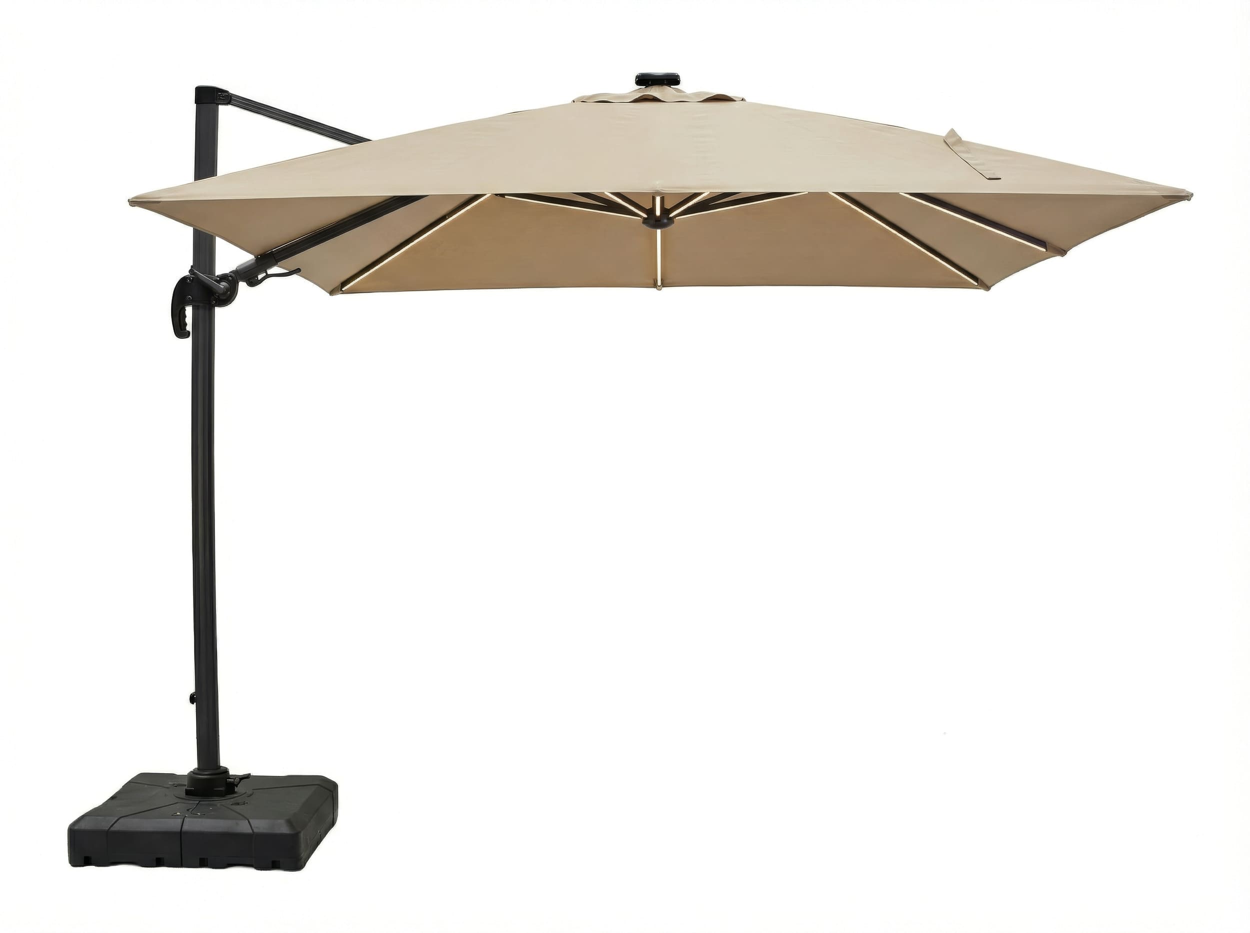 Ampelschirm "", 300cm, taupe solar