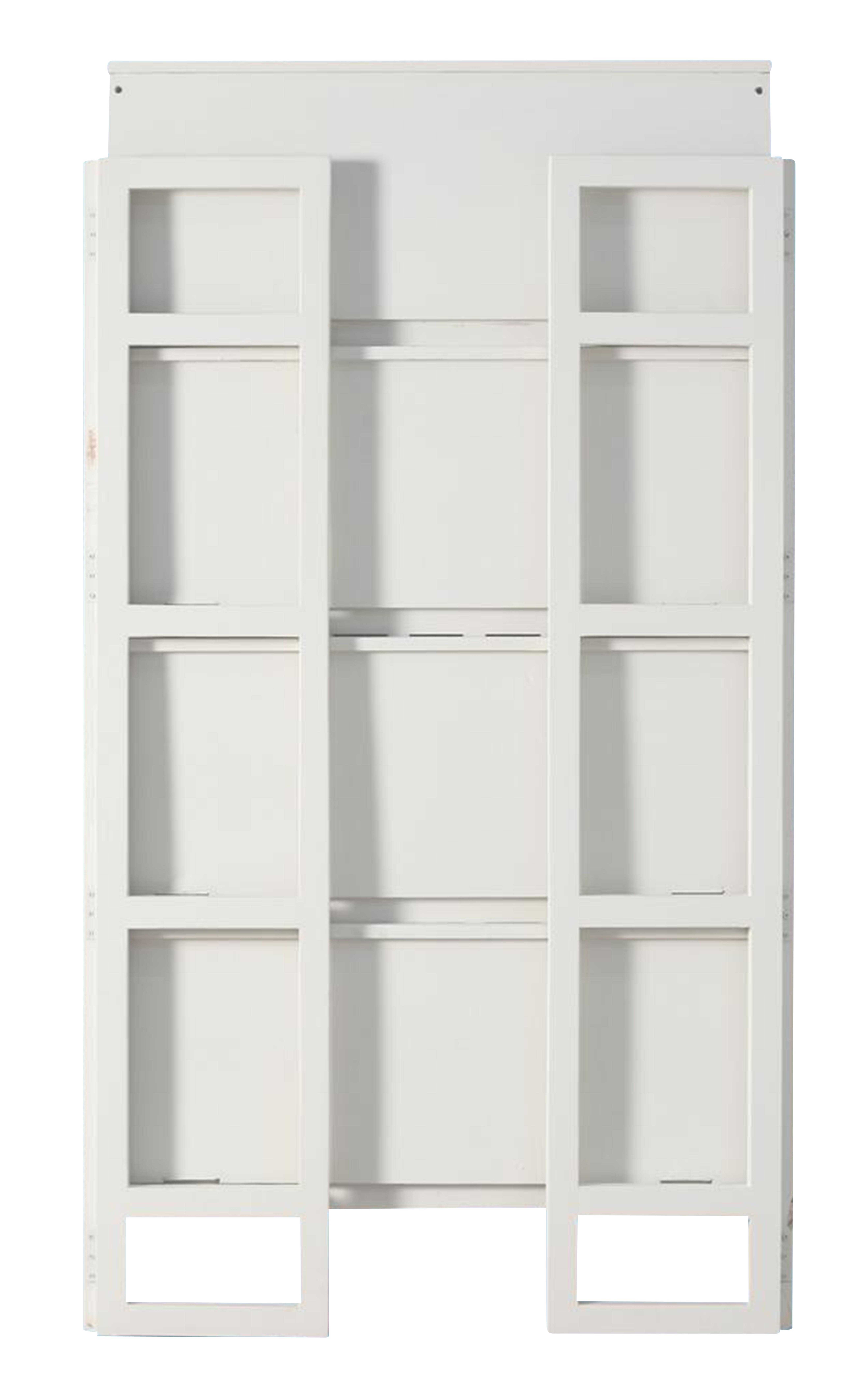 Faltregal Akazie weiß 150x35x90cm