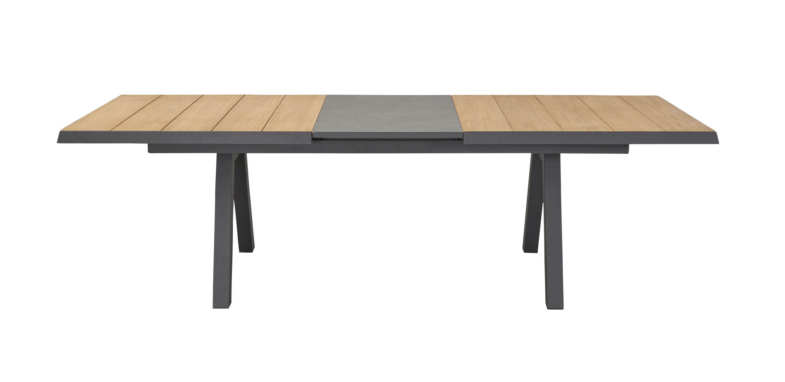 Ausziehtisch "Kumasi" Teak Keramik 200