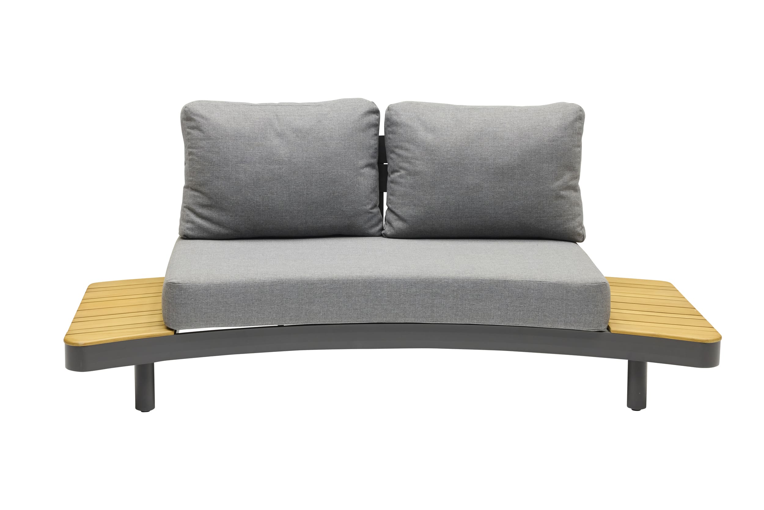 Lounge-2er Sofa "Puerto" mit teak