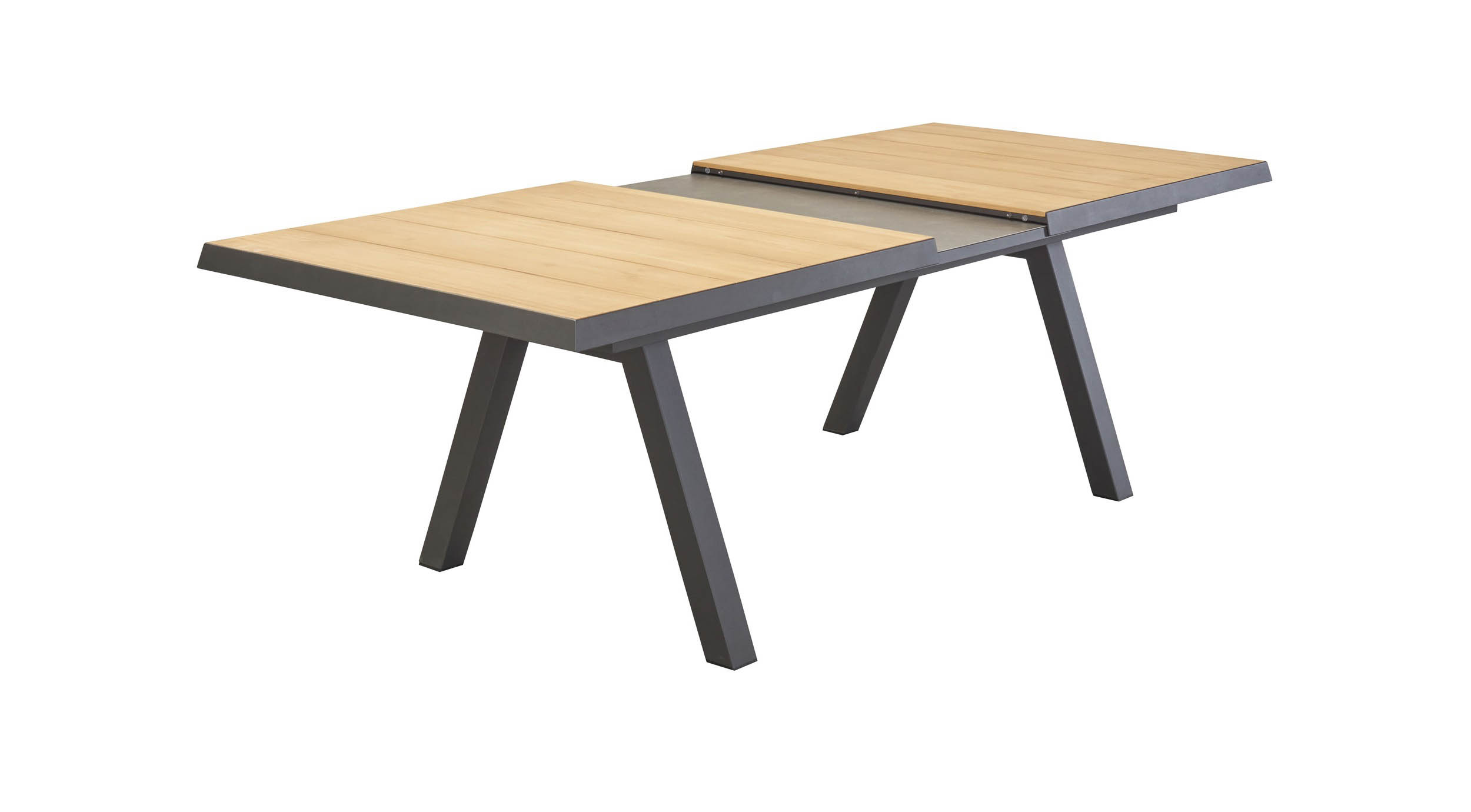 Ausziehtisch "Kumasi" Teak Keramik 200