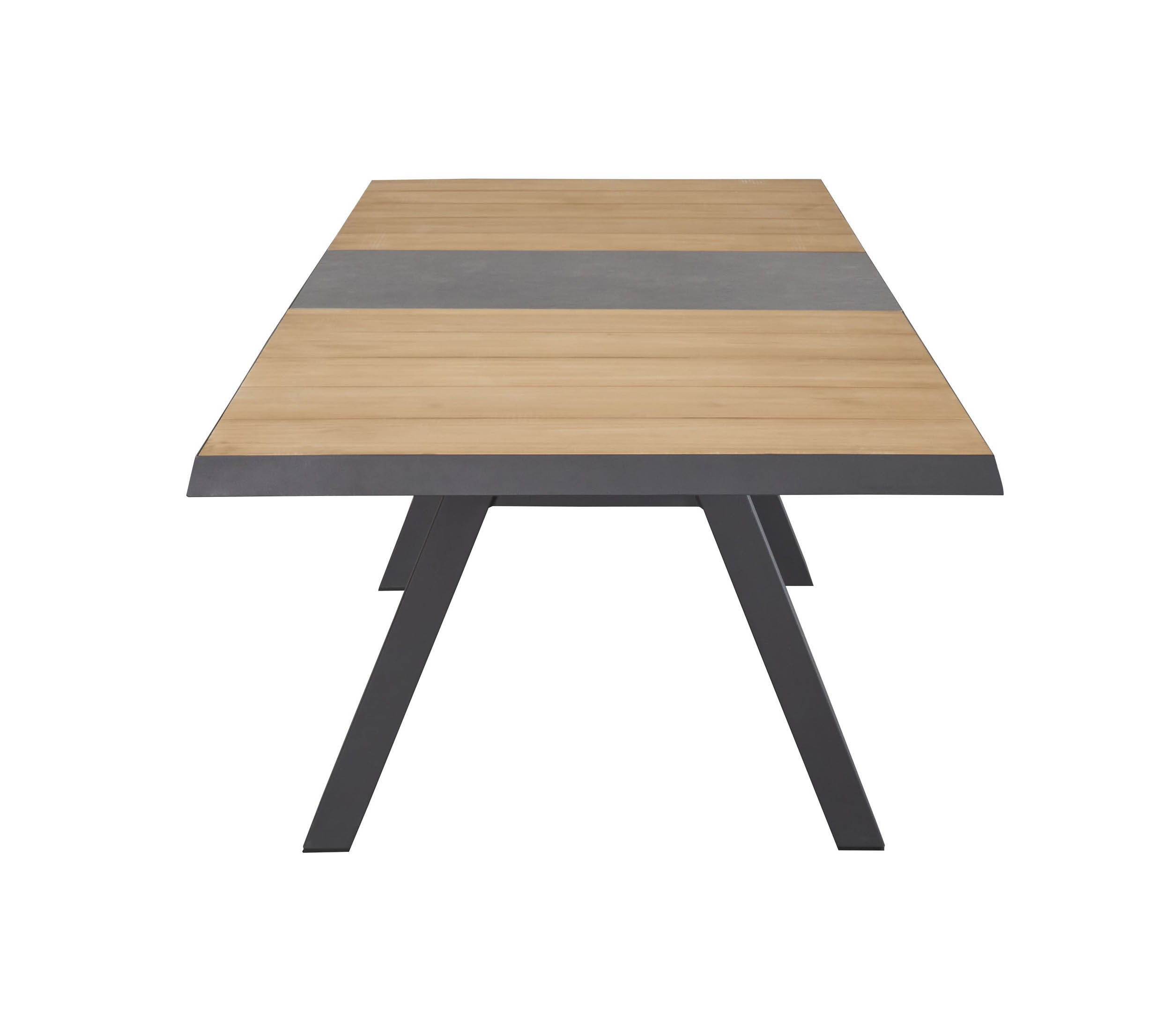 Ausziehtisch "Kumasi" Teak Keramik 200