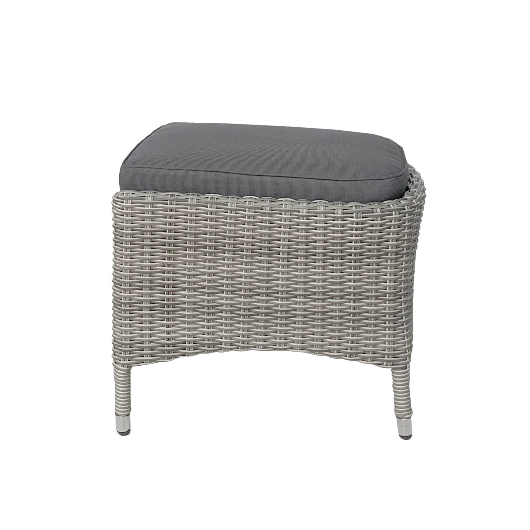 Dining Hocker "Bilbao" d. grau, inkl. Kissen