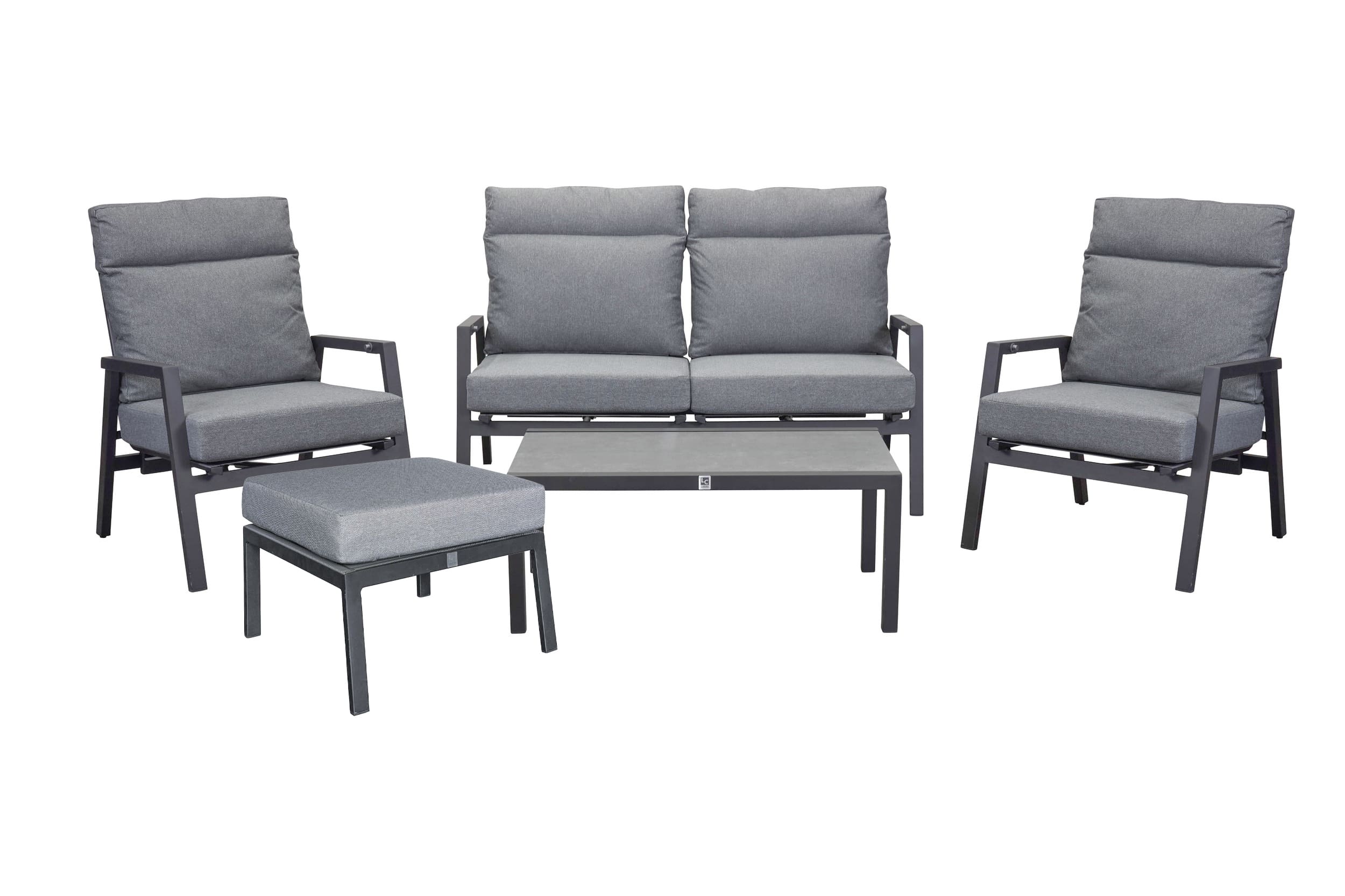 Living Set "Sondrino" Textilene silbe