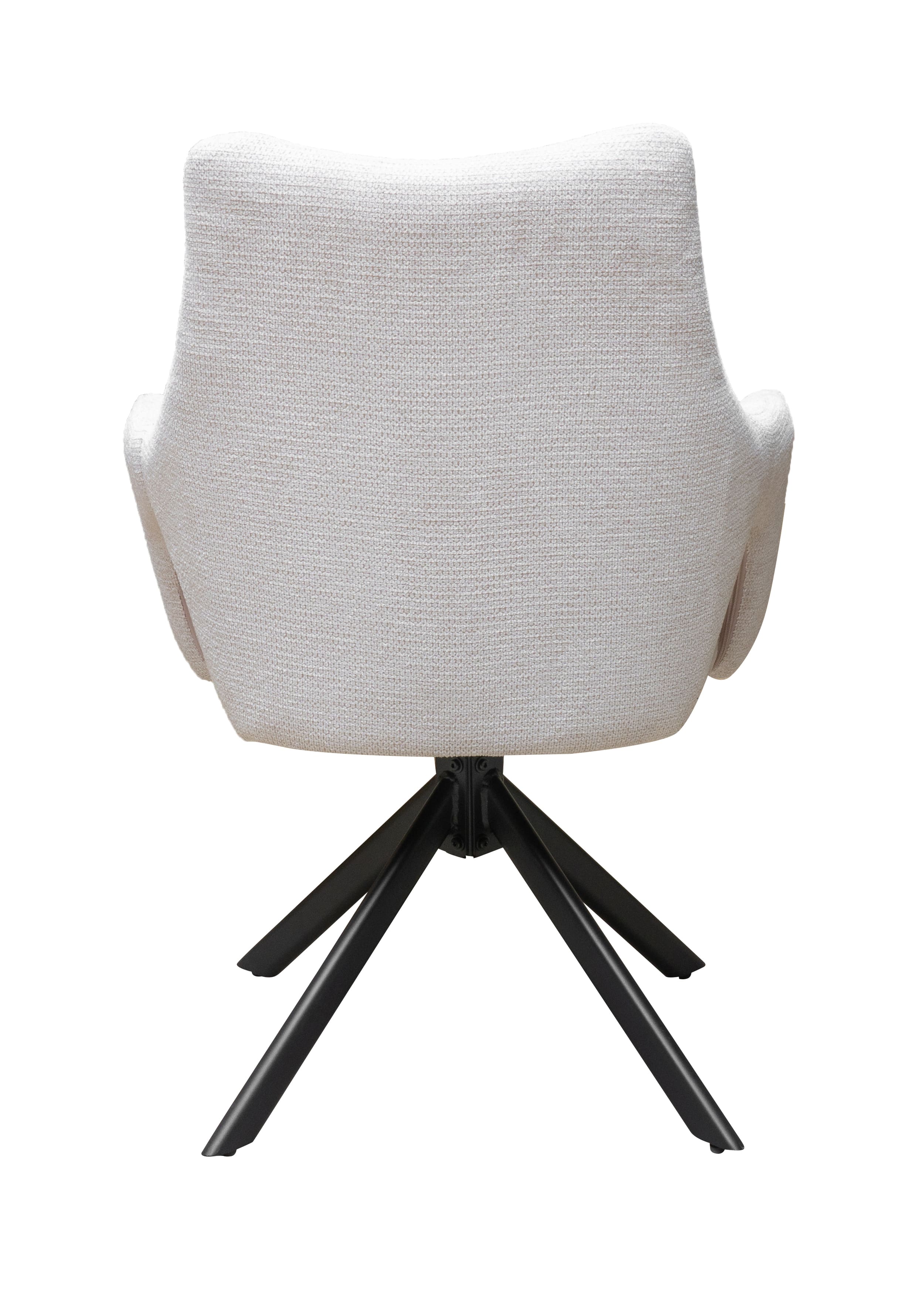 Drehstuhl Livrono Webstoff creme 62x60x85cm