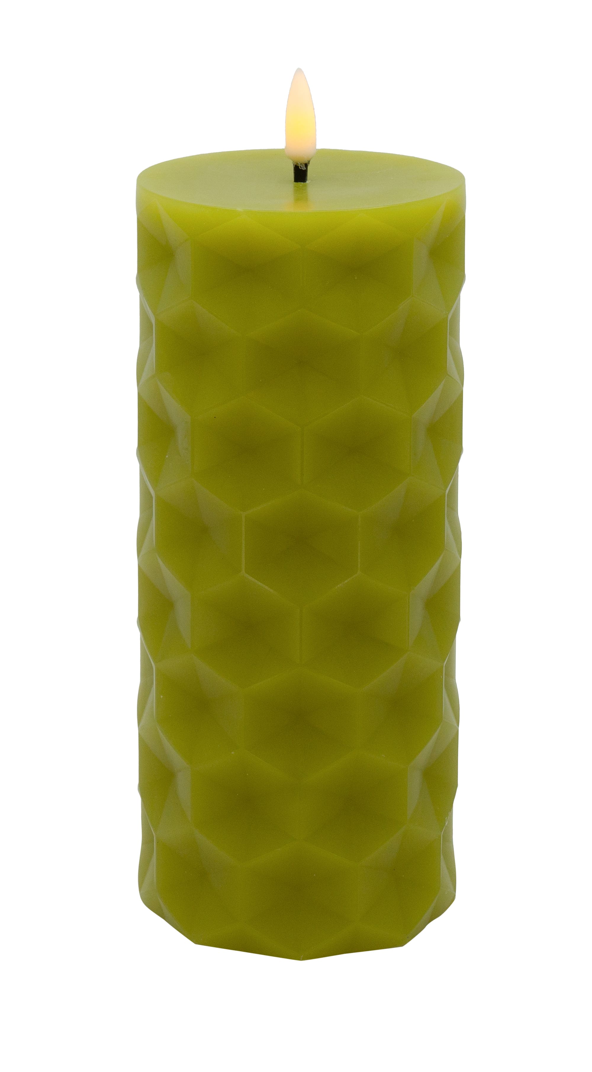 LED Wabenmuster lime smooth 8x18