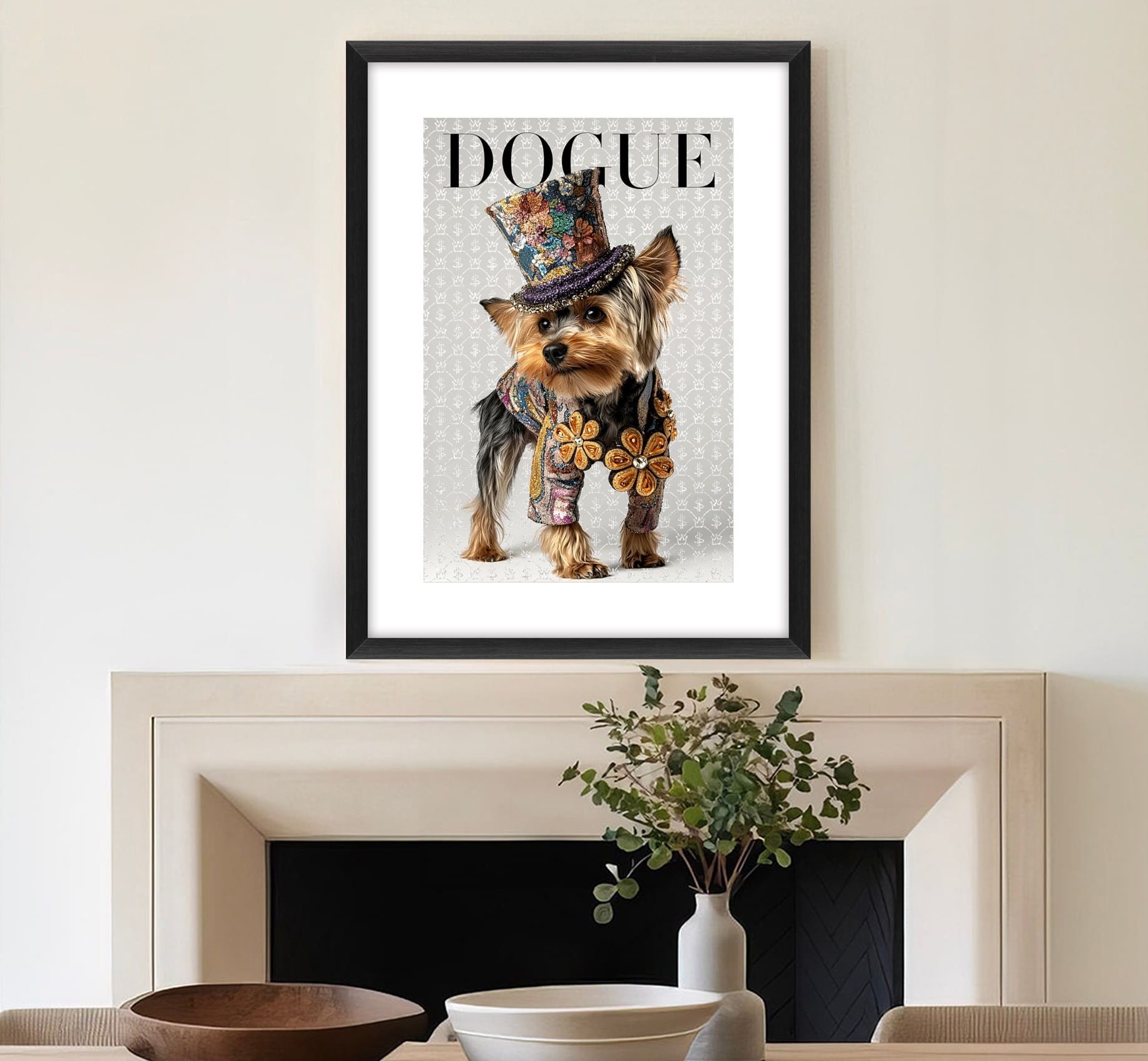 Wandbild Frame Dogue 60x80cm
