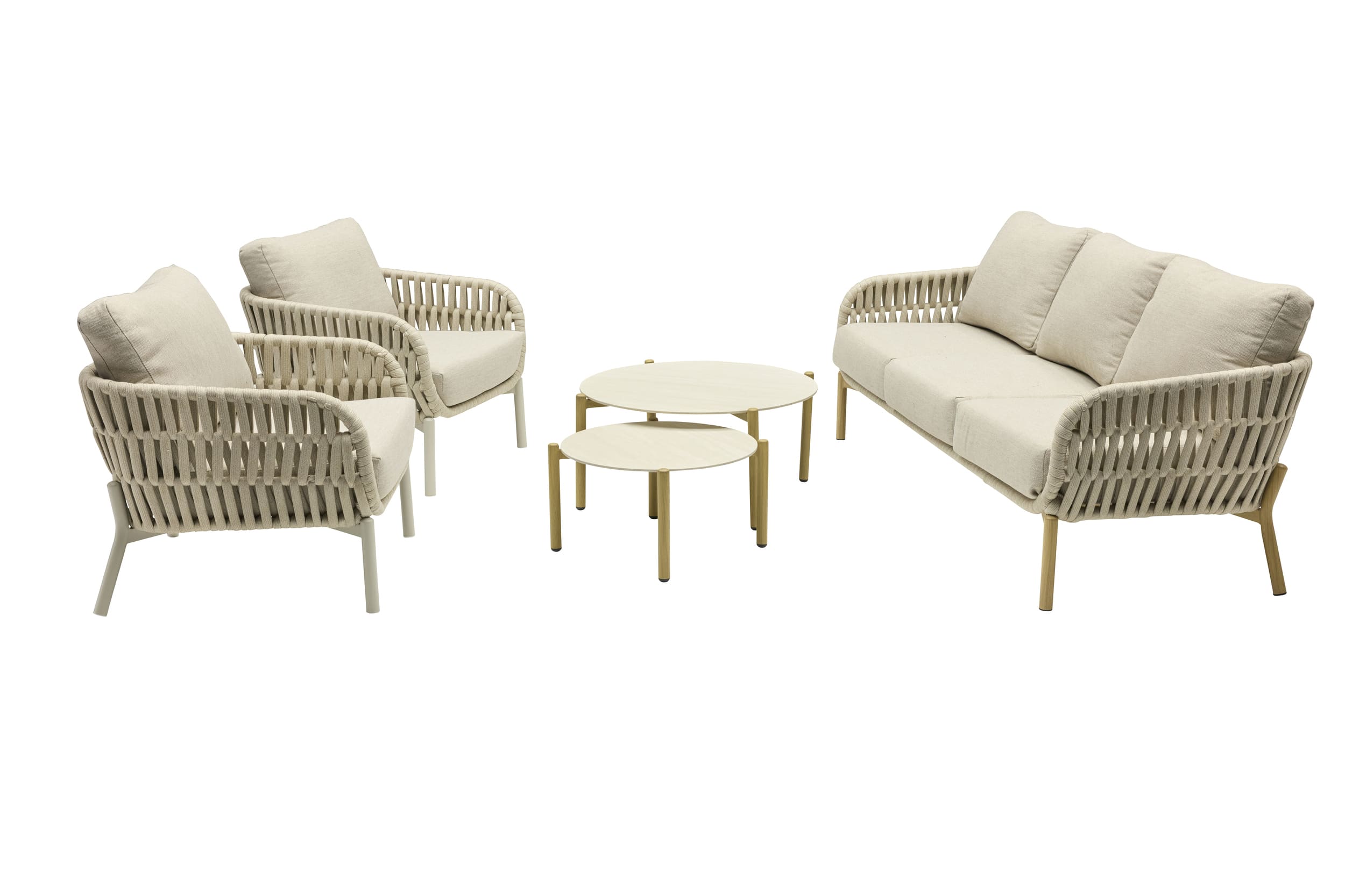 Dining-Sessel "Terrano" Natur/Beige/Taup