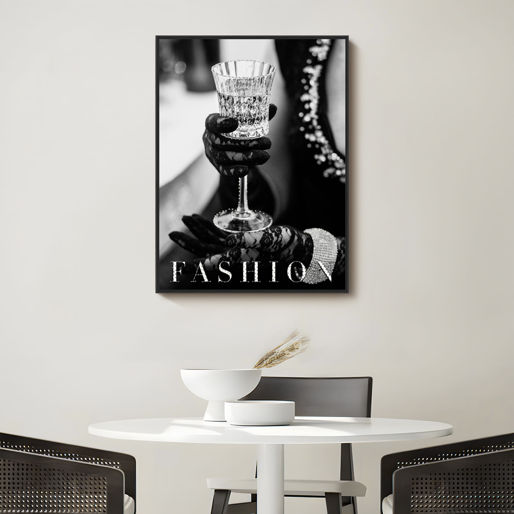 Wandbild Frame Fashion Champag. 60x80cm