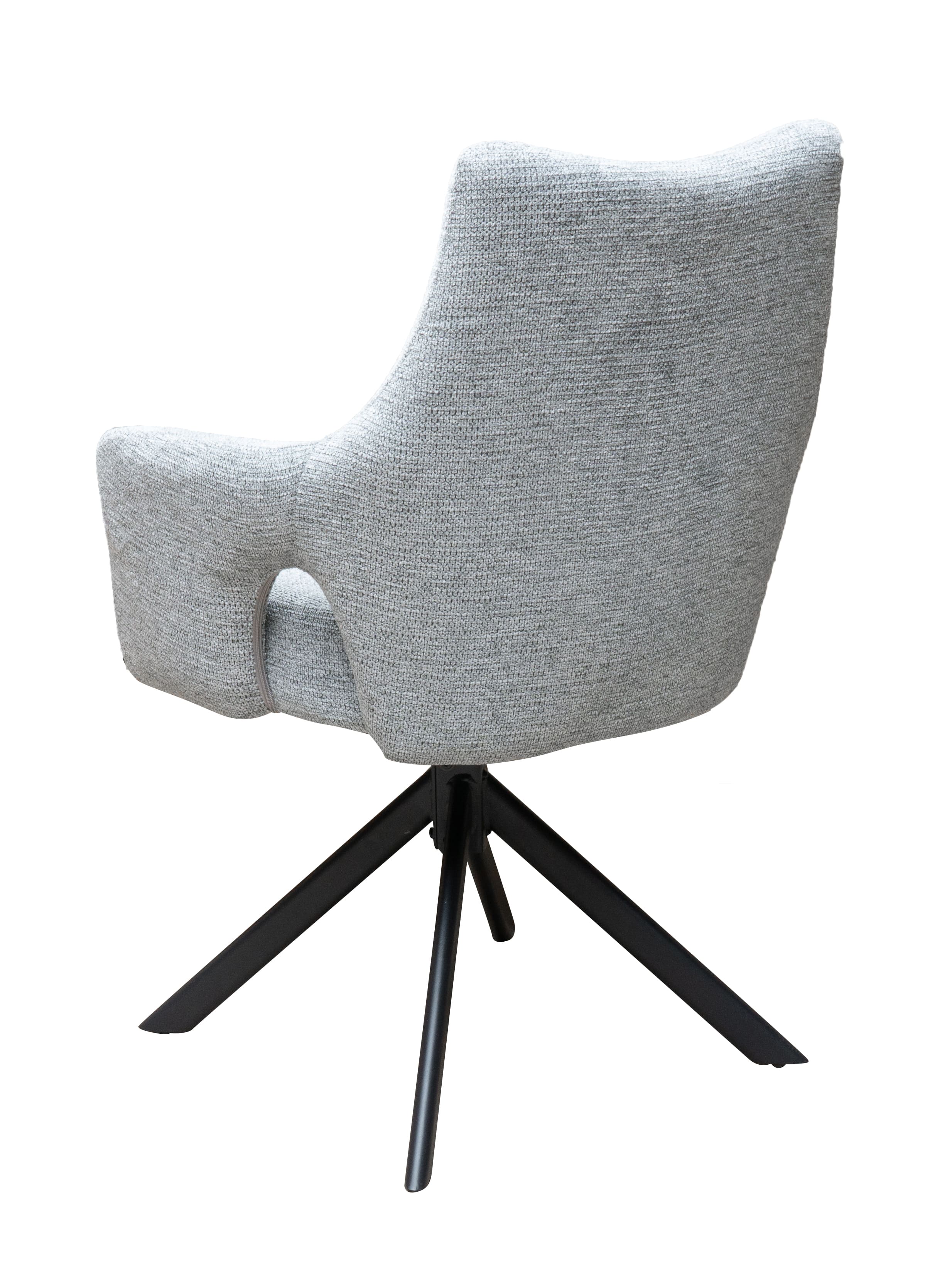 Drehstuhl Livrono Webstoff grau 62x60x85cm