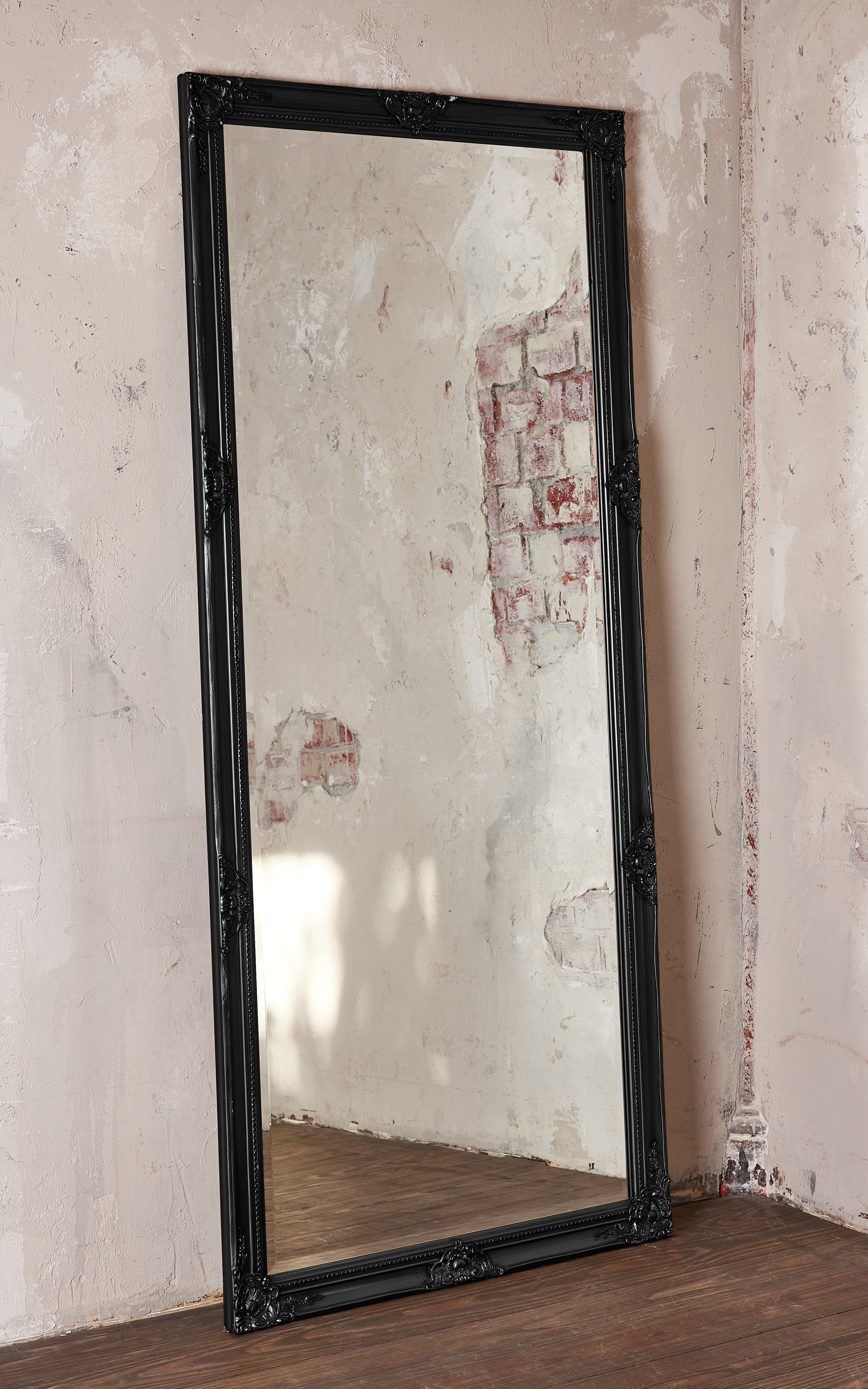 Wandspiegel Holz schwarz ca.80x180cm