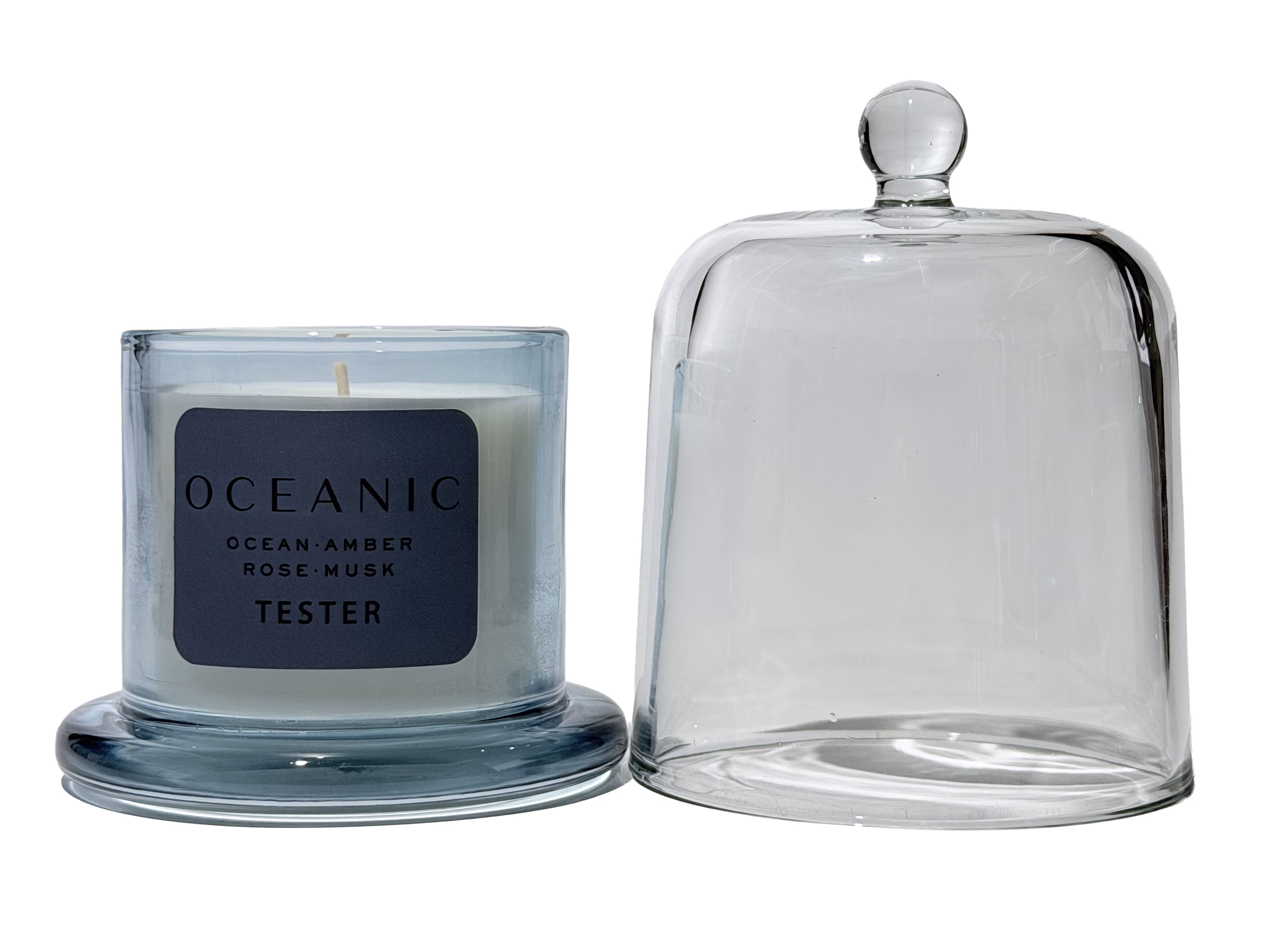 Caspiance - TESTER "Oceanic" Duftkerze im Glasflakon
Kopfnote: Ozean
Herznote: