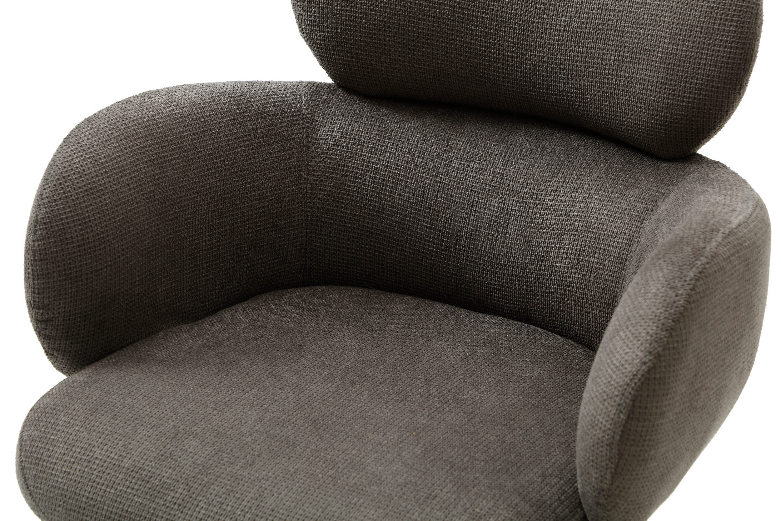 Drehstuhl Soma Webstoff grau 62x65x88cm