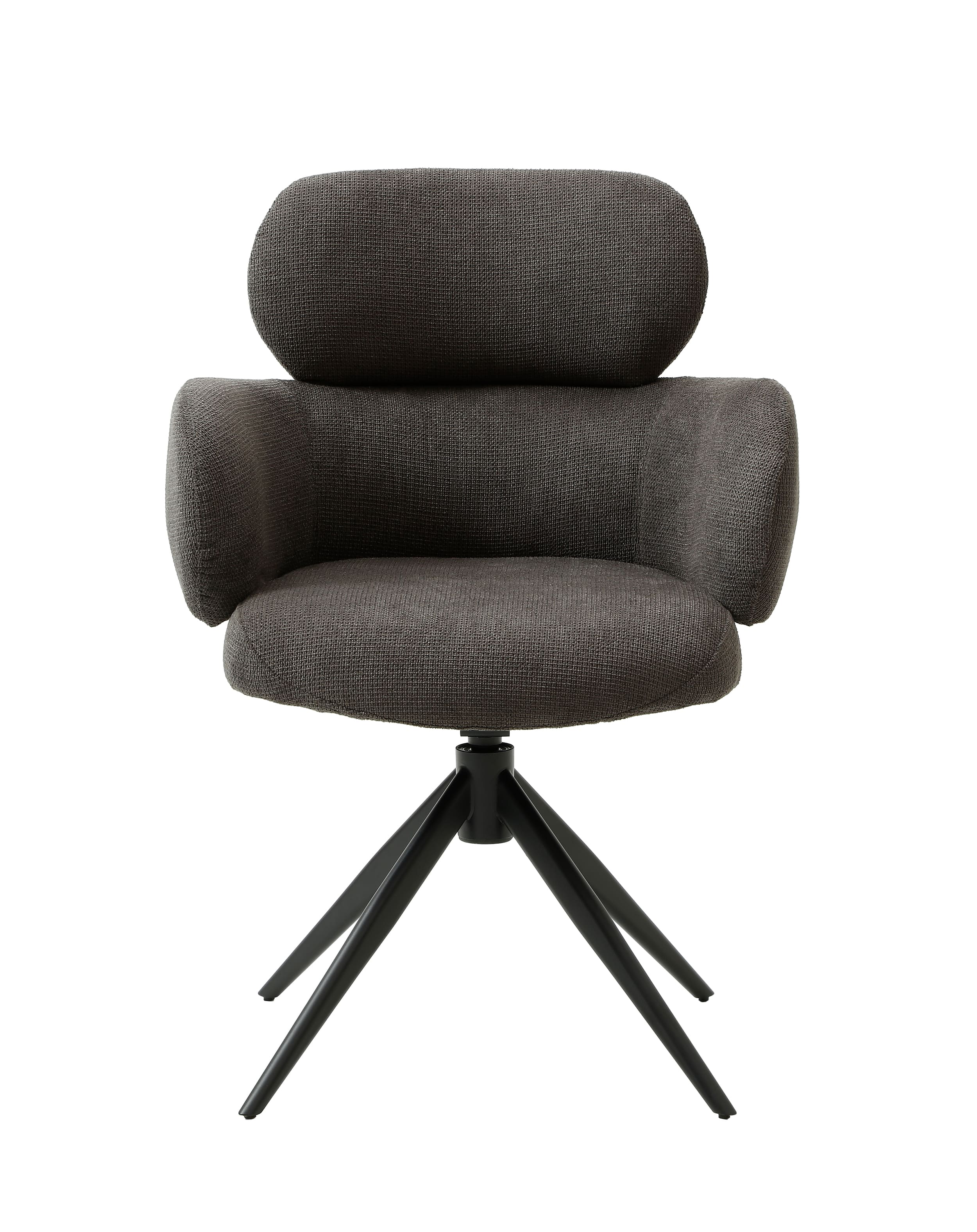 Drehstuhl Soma Webstoff grau 62x65x88cm