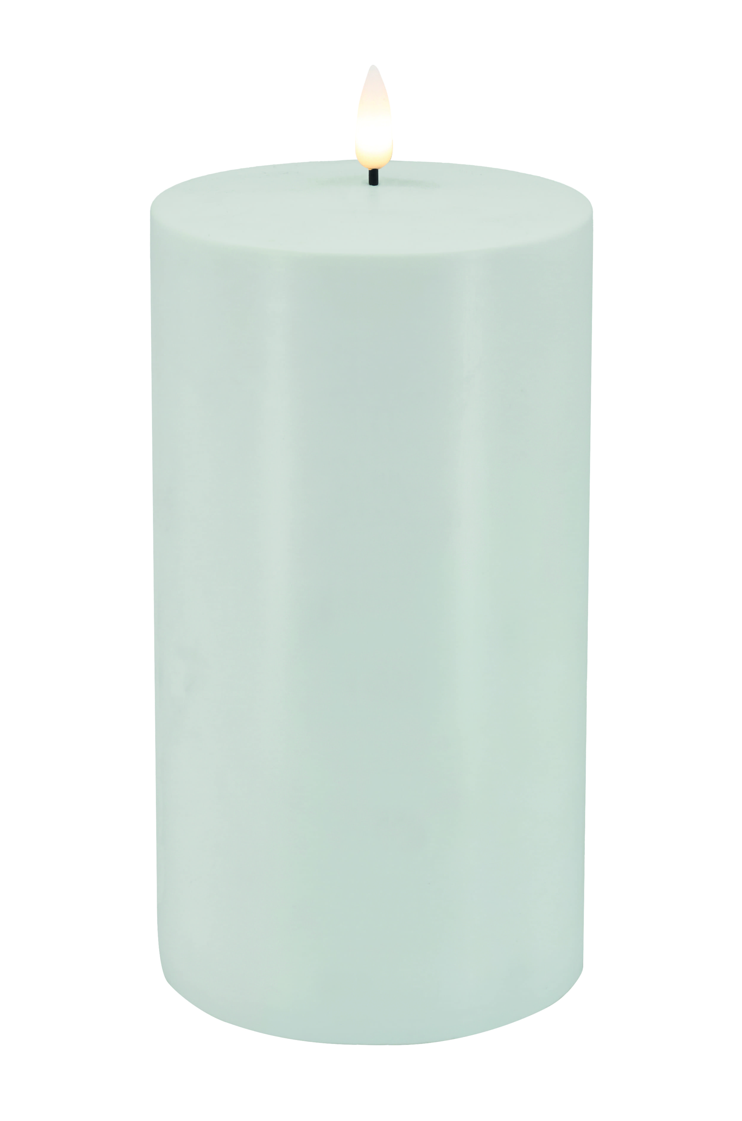 Solar Stumpenkerze Garden white 10x20
