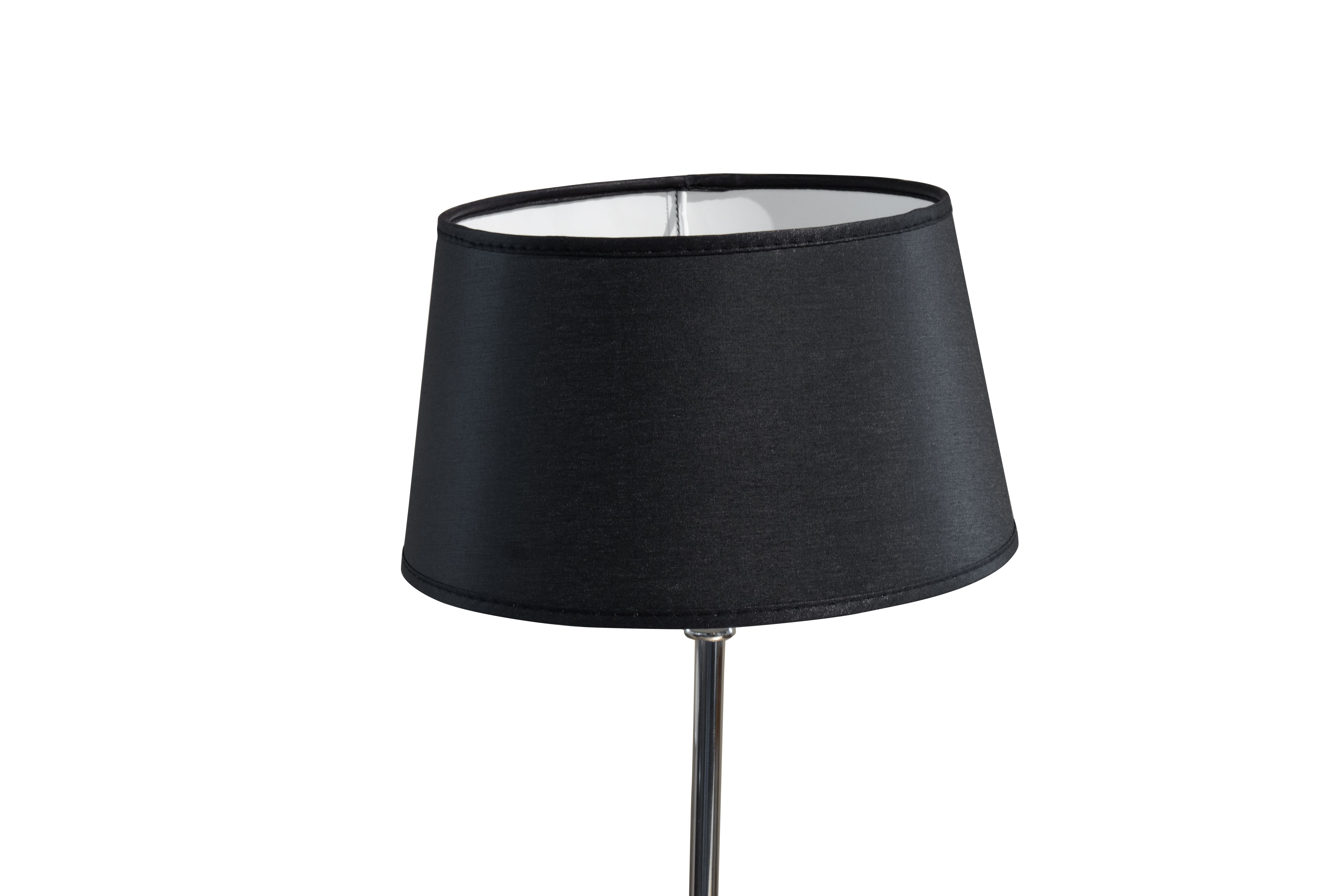 Lampenschirm rund Chintz schwarz D=20cm