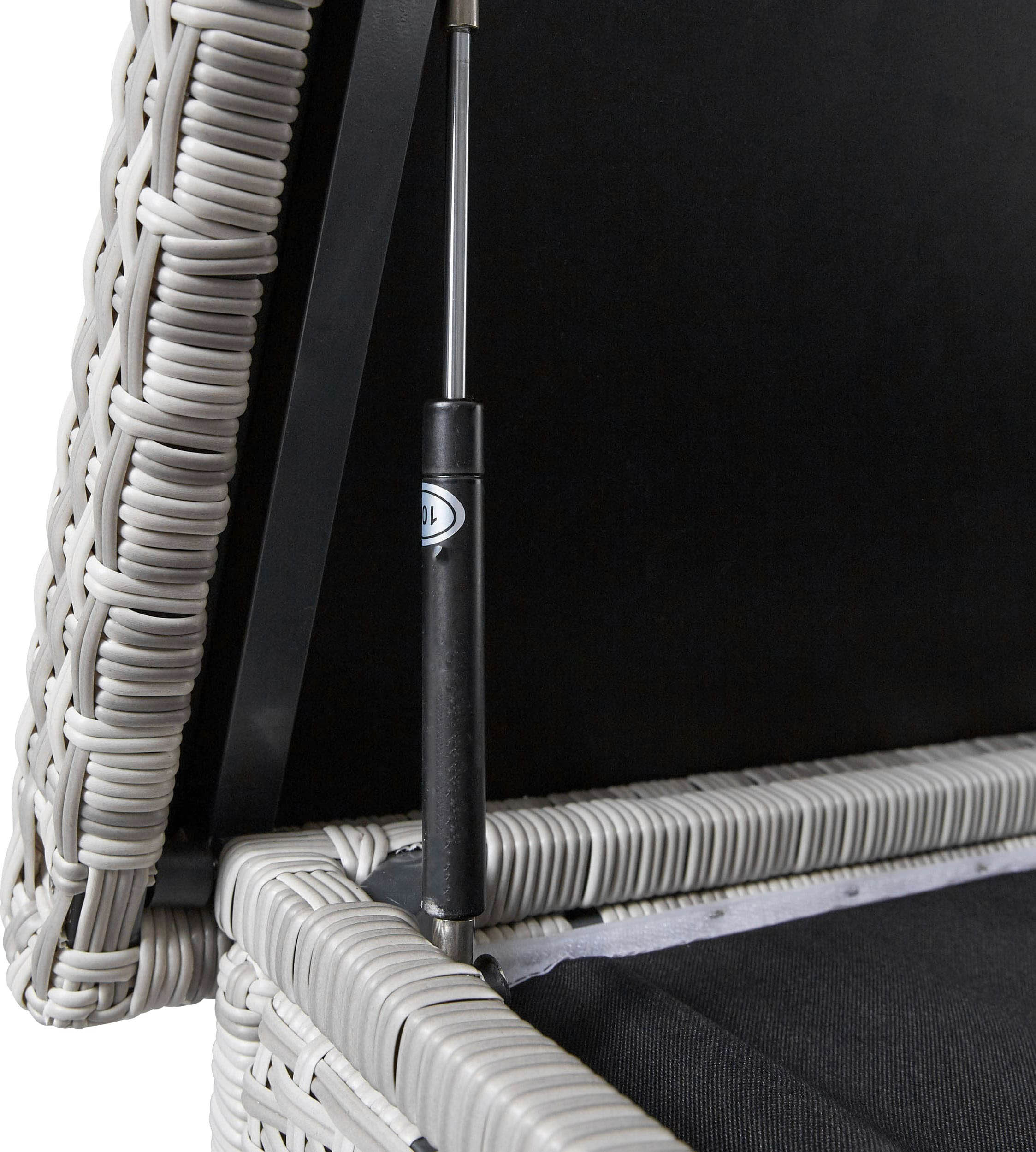 Truhe "Parma" white grey, inkl. Polybag