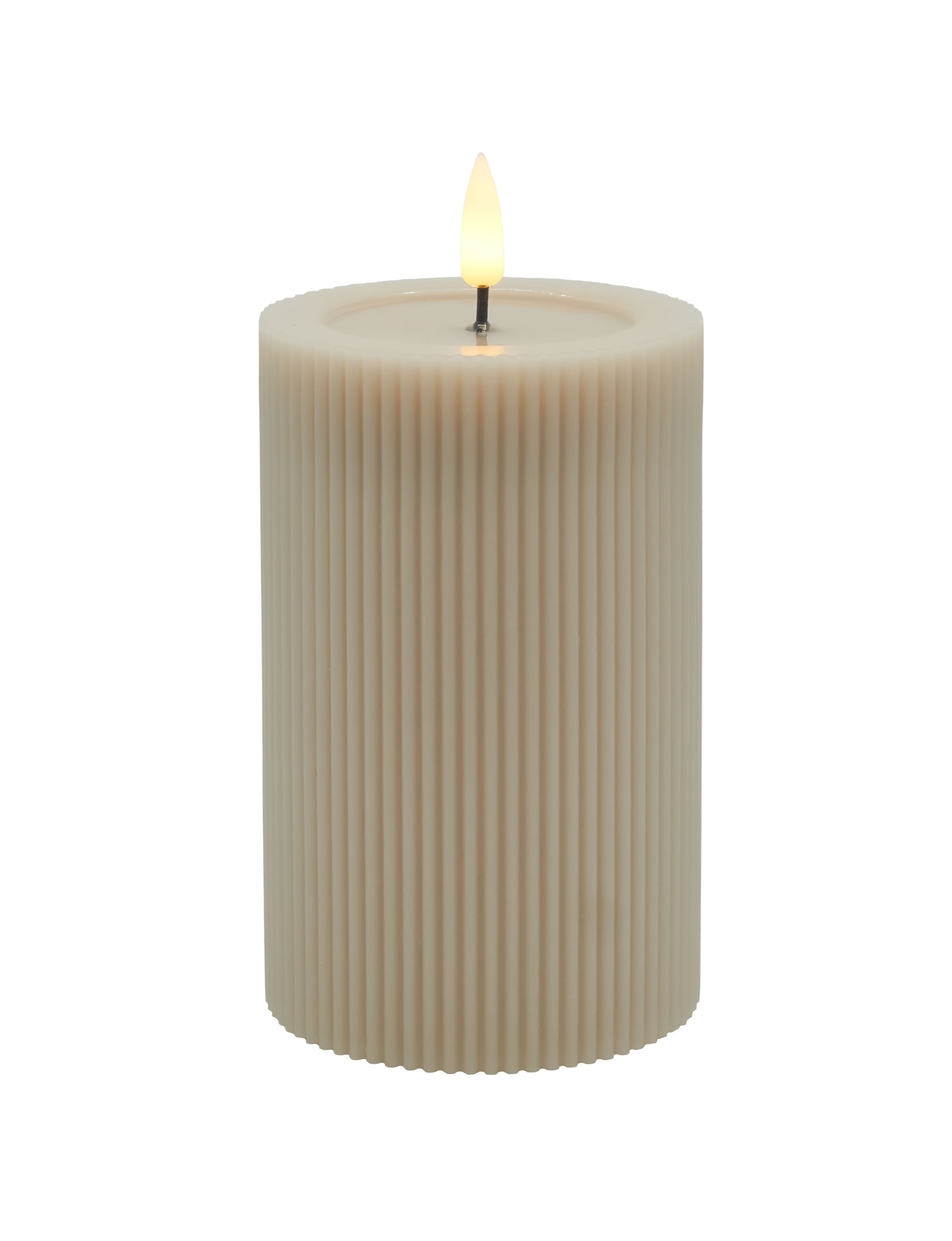 LED Stumpenkerze summer sand 8x15