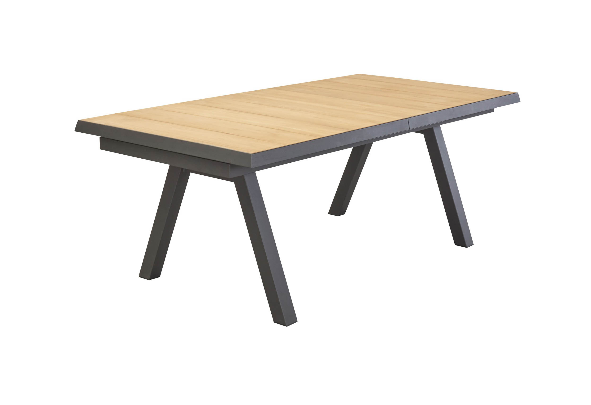 Ausziehtisch "Kumasi" Teak Keramik 200