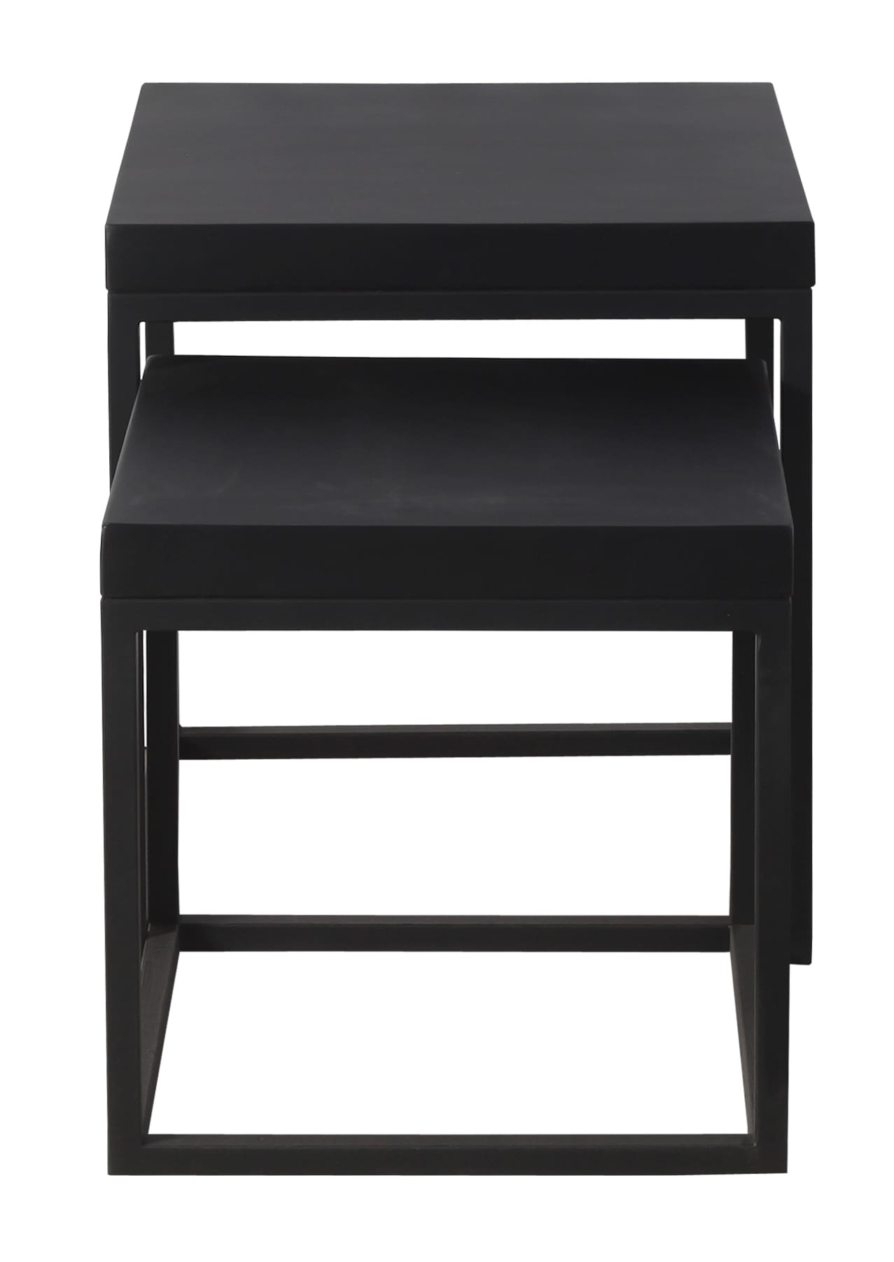Beistelltisch S/2 Lumo schwarz