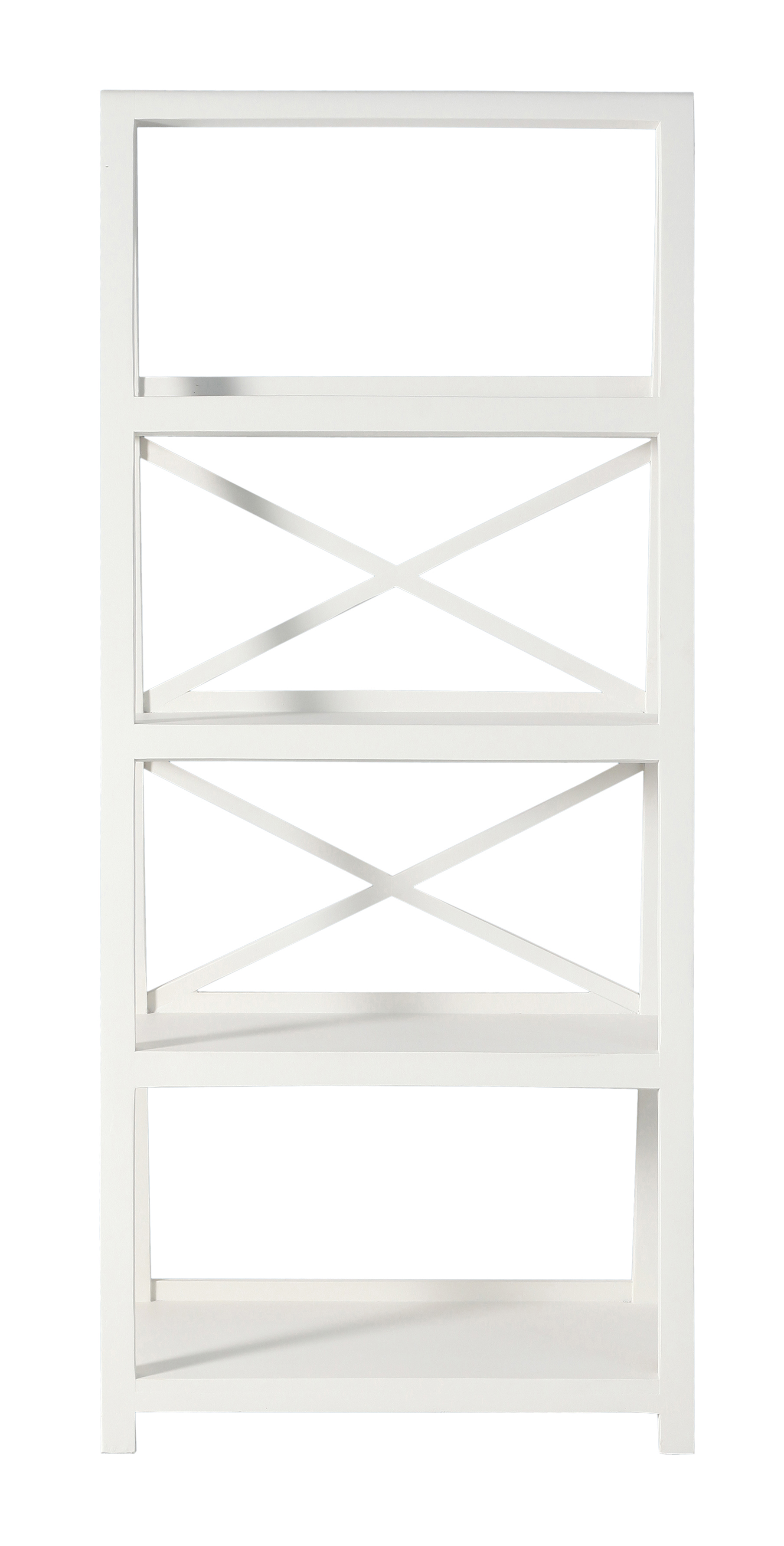 Leiterregal Stella weiß 76x45x175cm