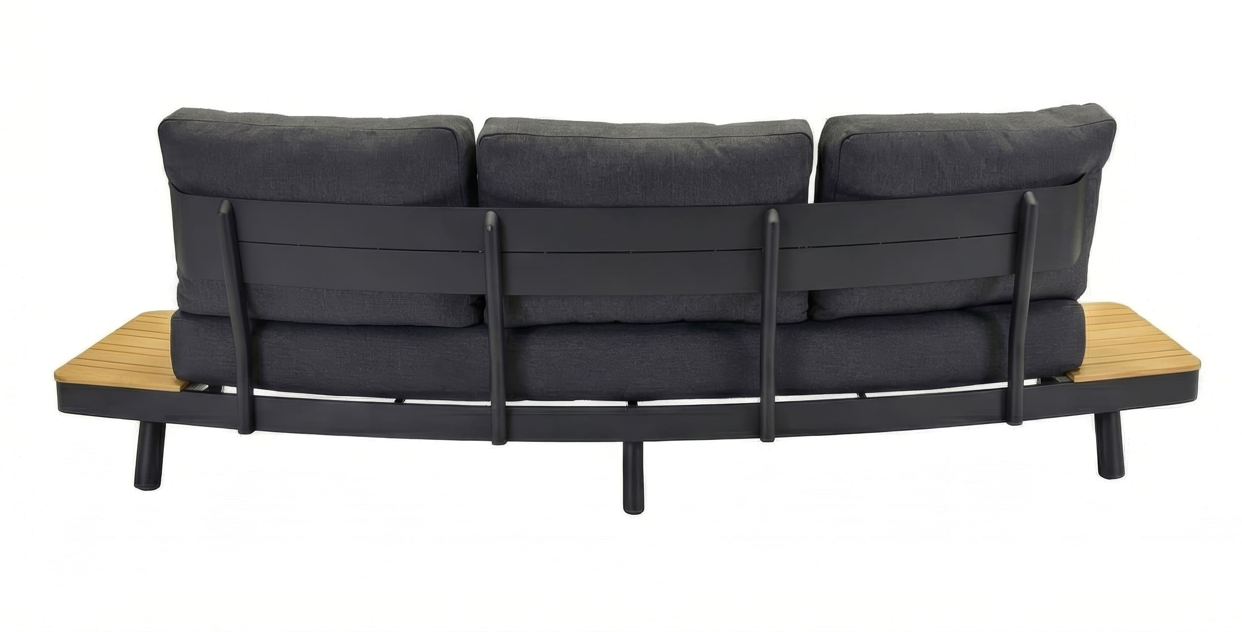 Lounge-3er Sofa "Puerto" mit teak