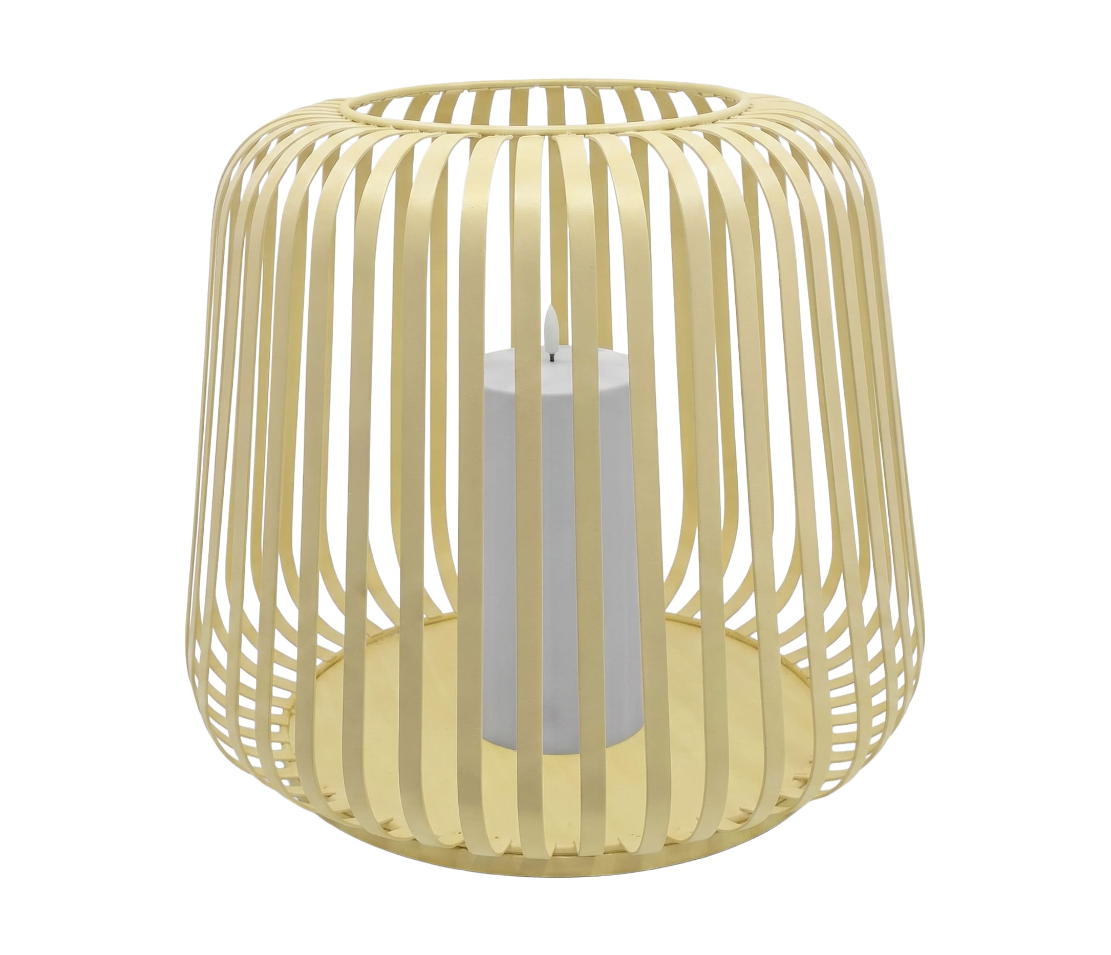 Solar Laterne Cottage yellow 40x40x35