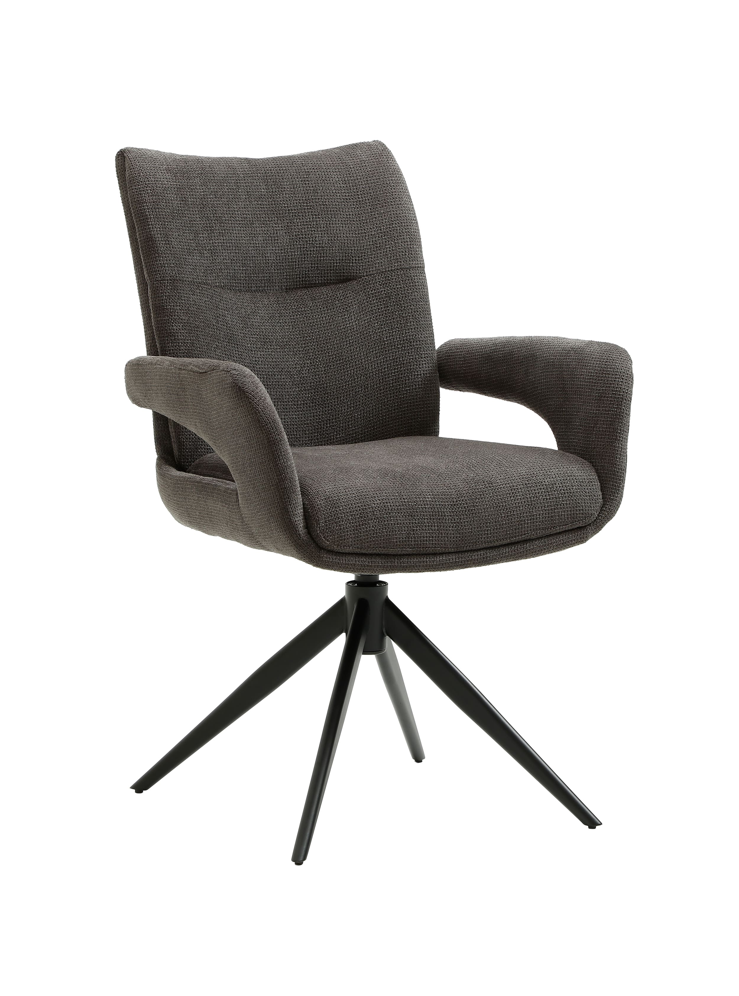 Drehstuhl Alto Webstoff grau 60x63x89cm