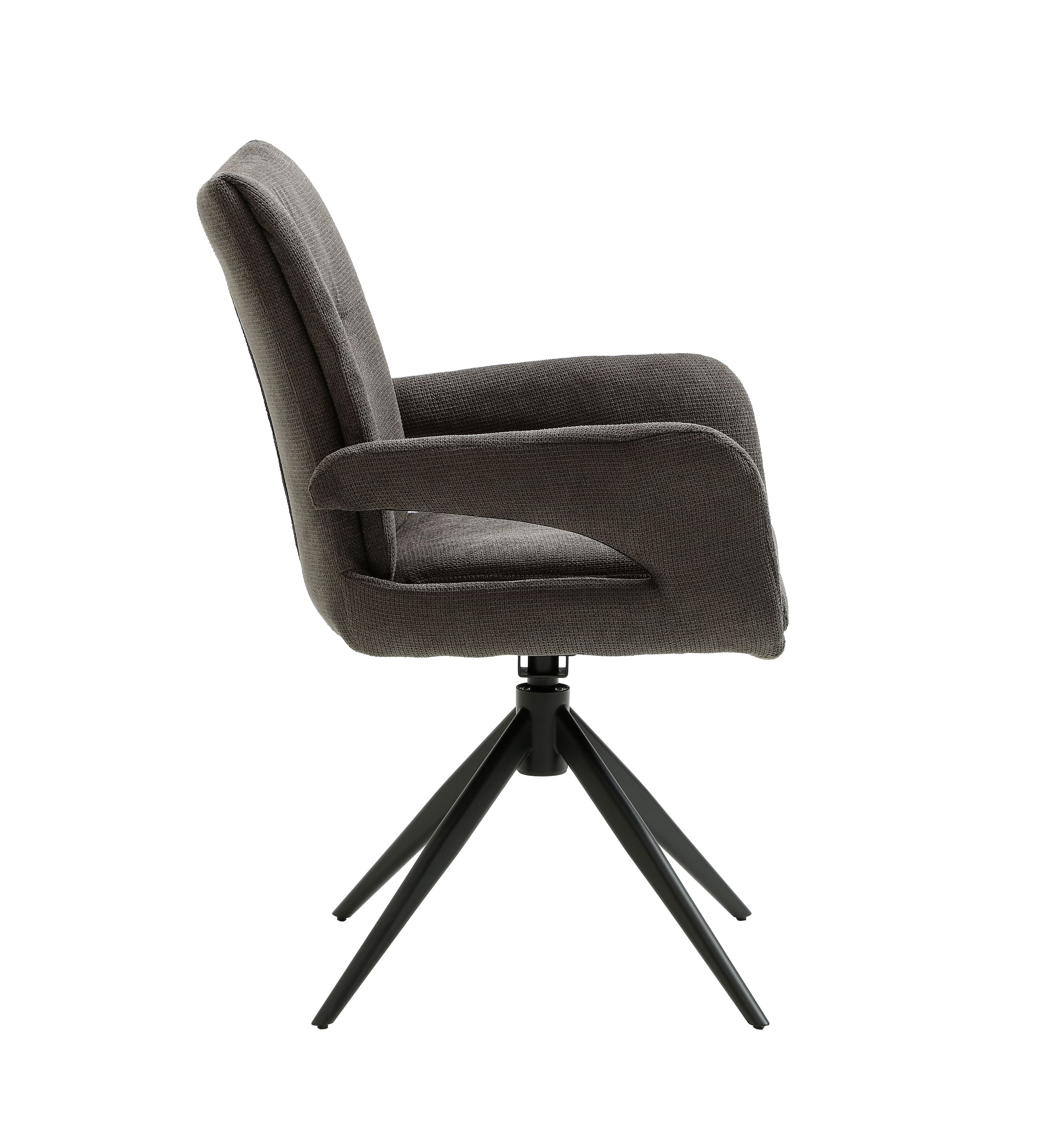 Drehstuhl Alto Webstoff grau 60x63x89cm
