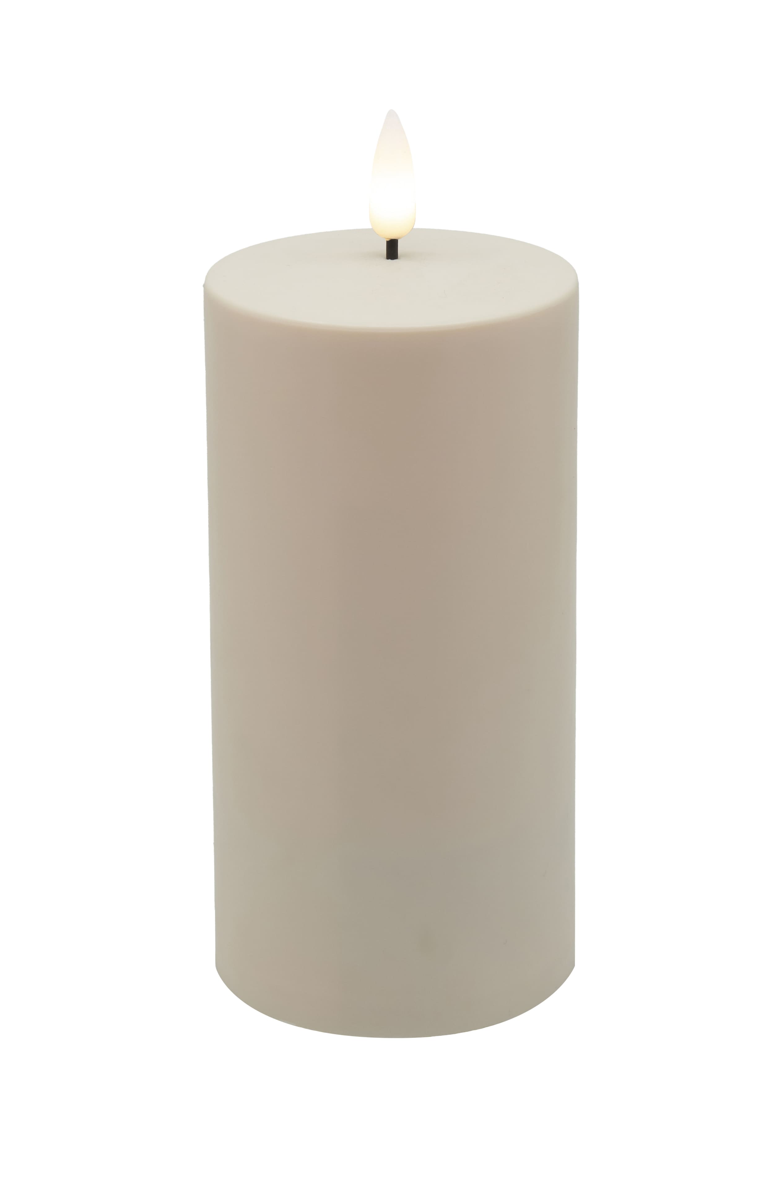 Solar Stumpenkerze Garden rose 7,5x15