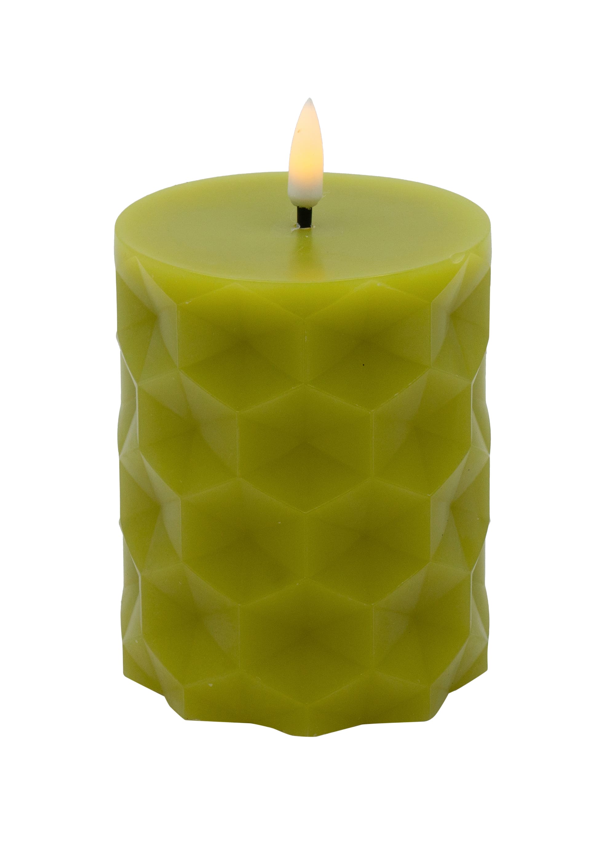 LED Wabenmuster lime smooth 8x10