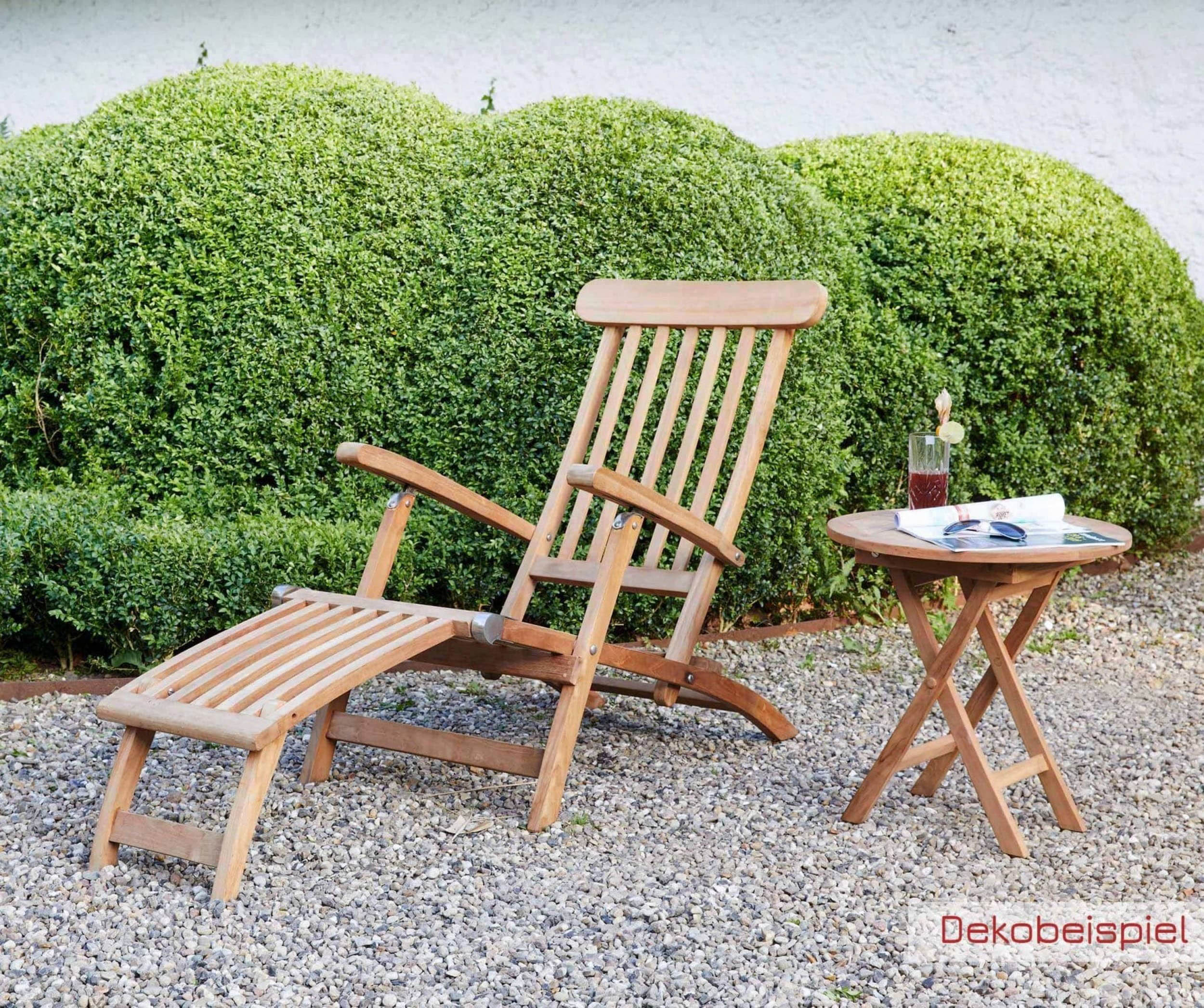 Deckchair Kampen Teak klappbar
