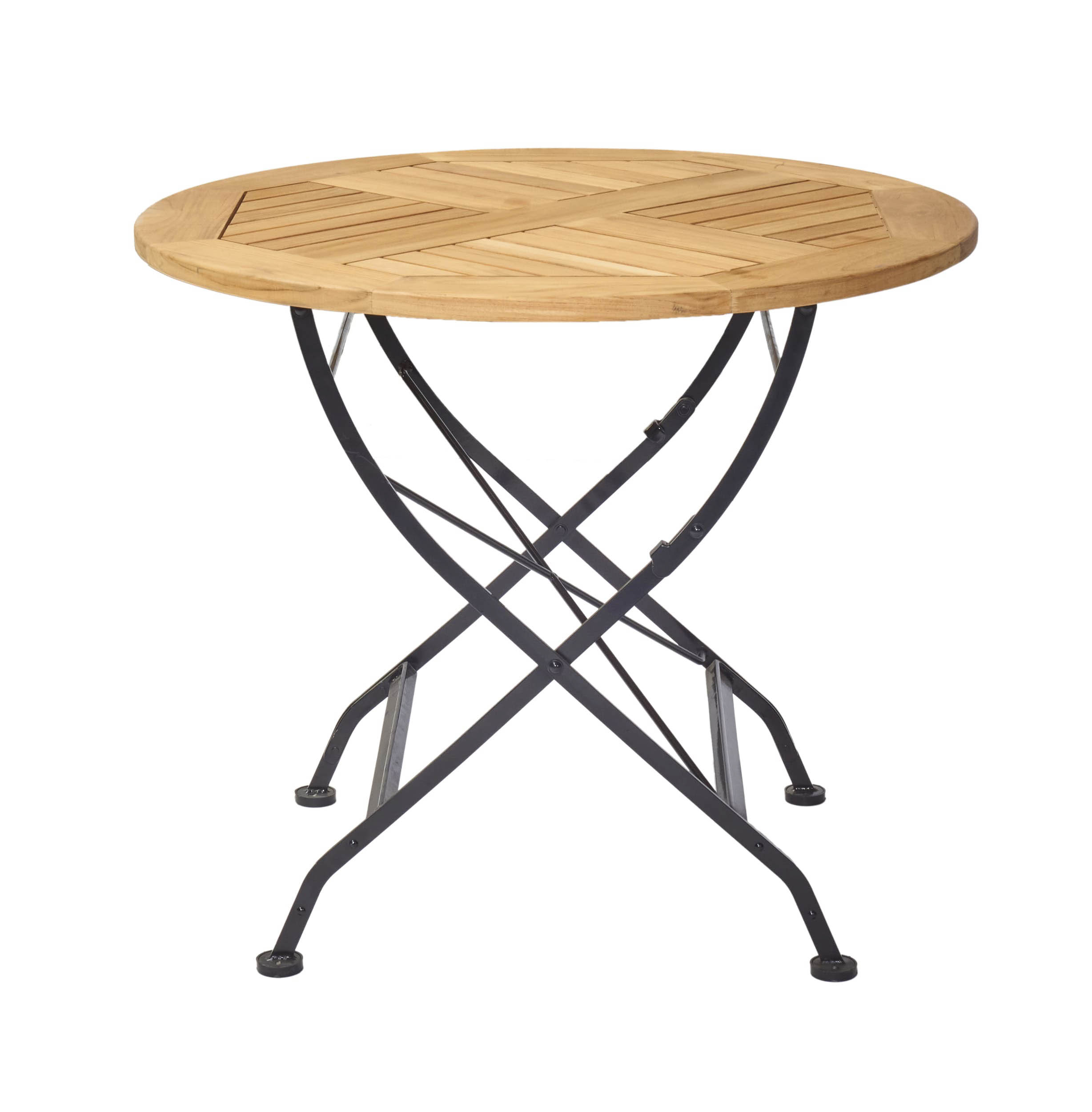 B. Tisch "Wimbledon" rund klappbar teak