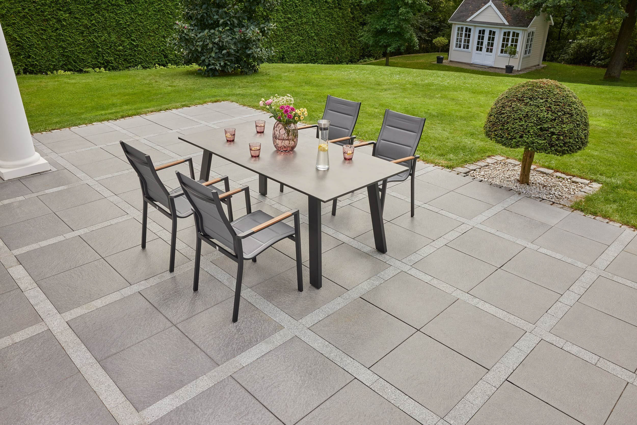 Esstisch  "Sunrest" anthrazit 180