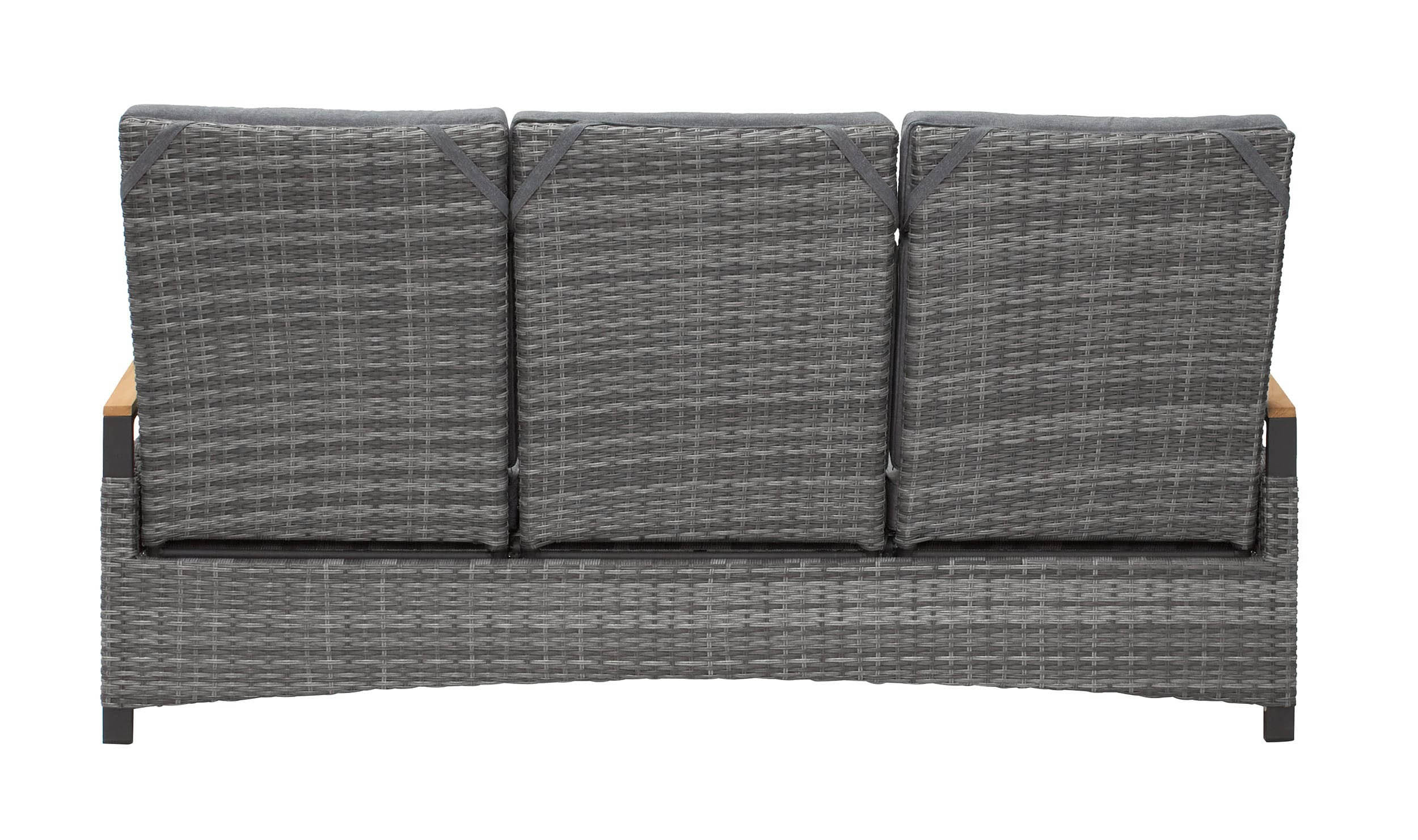 Living Sofa "Keramo" 3-Sitzer m. Teak