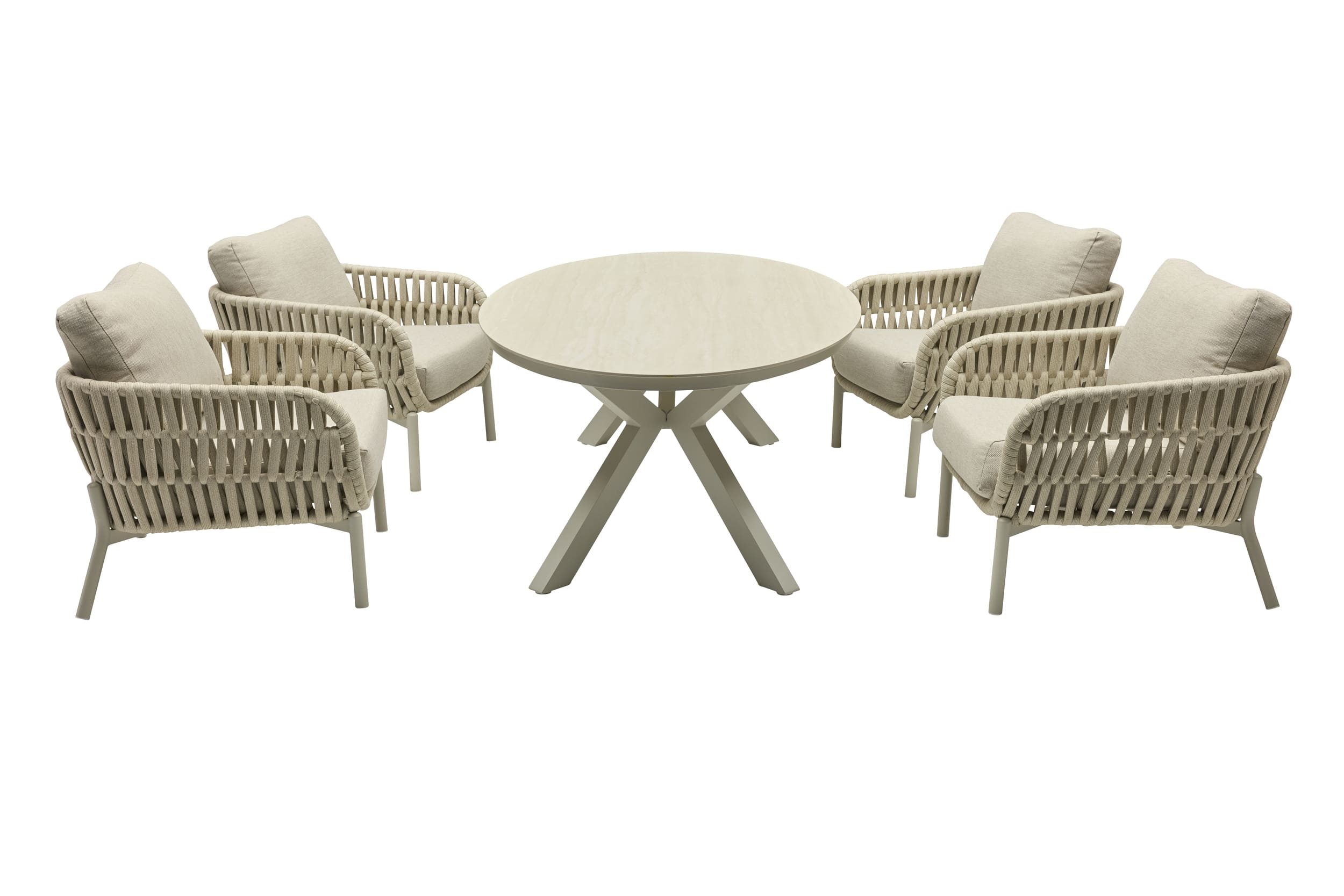 Dining-Sessel "Terrano" Natur/Beige/Taup